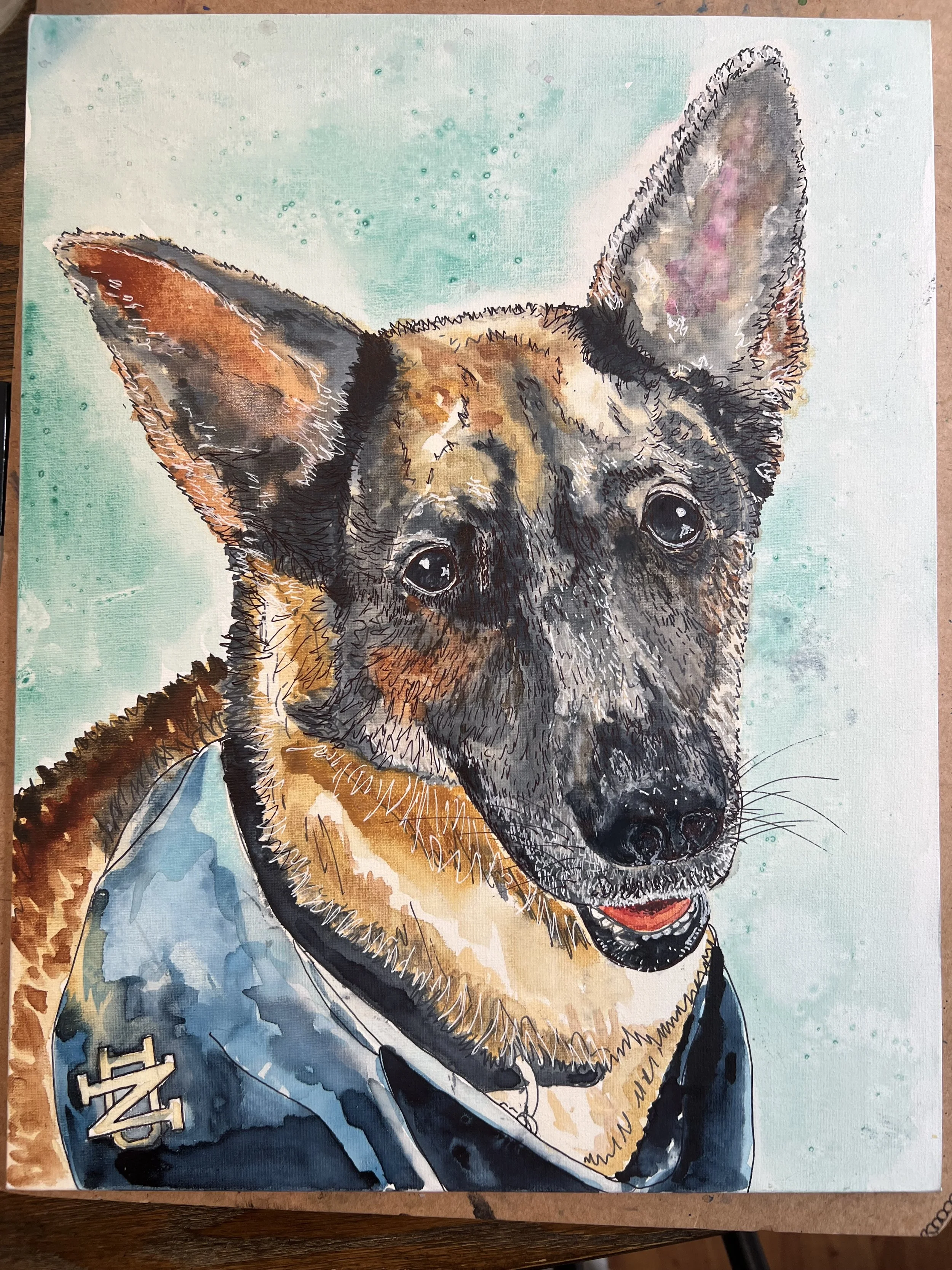 Watercolor "Sailor"
