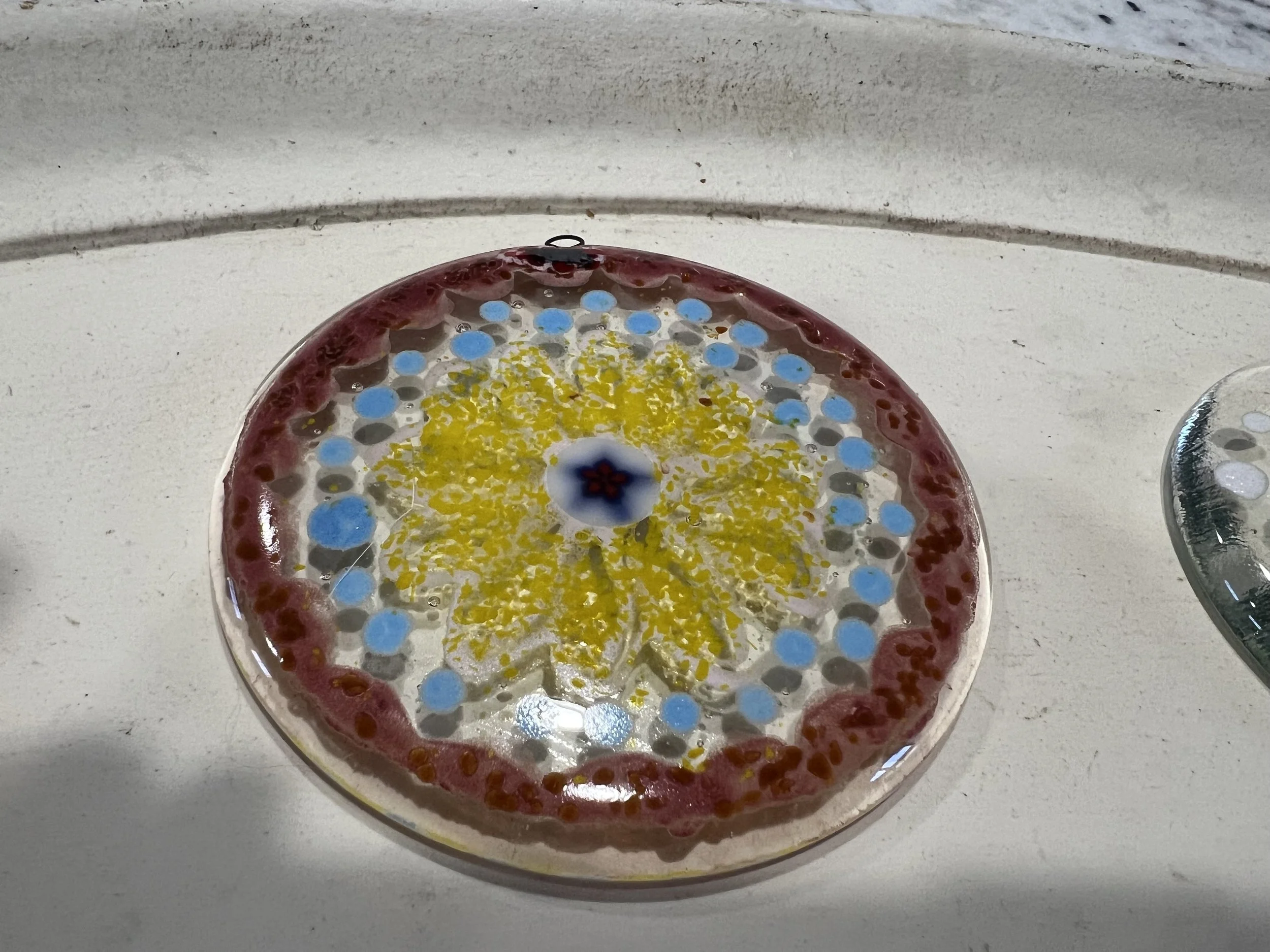 Fused Glass Art Square