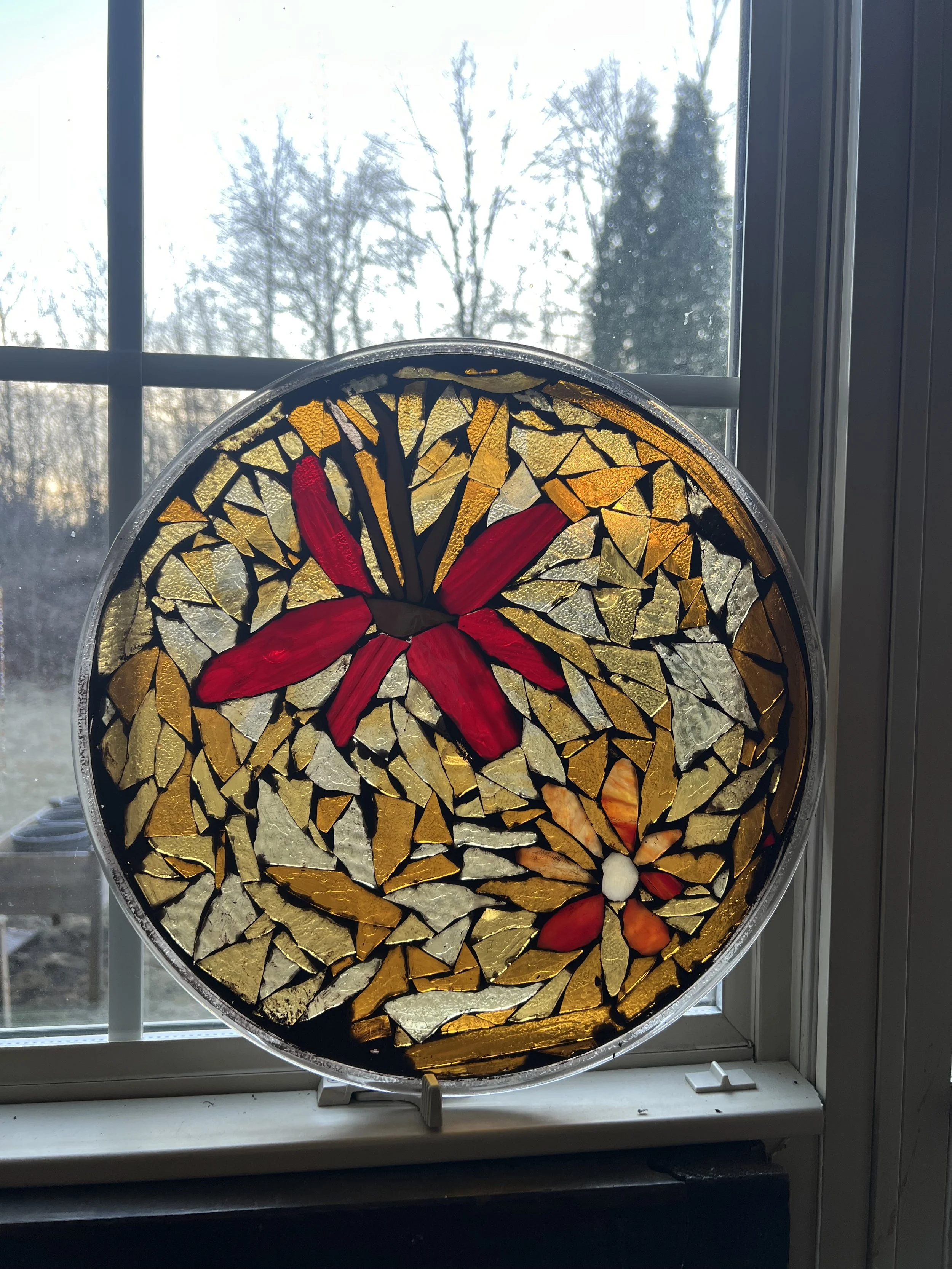 Round Cathedral Glass Mosaic