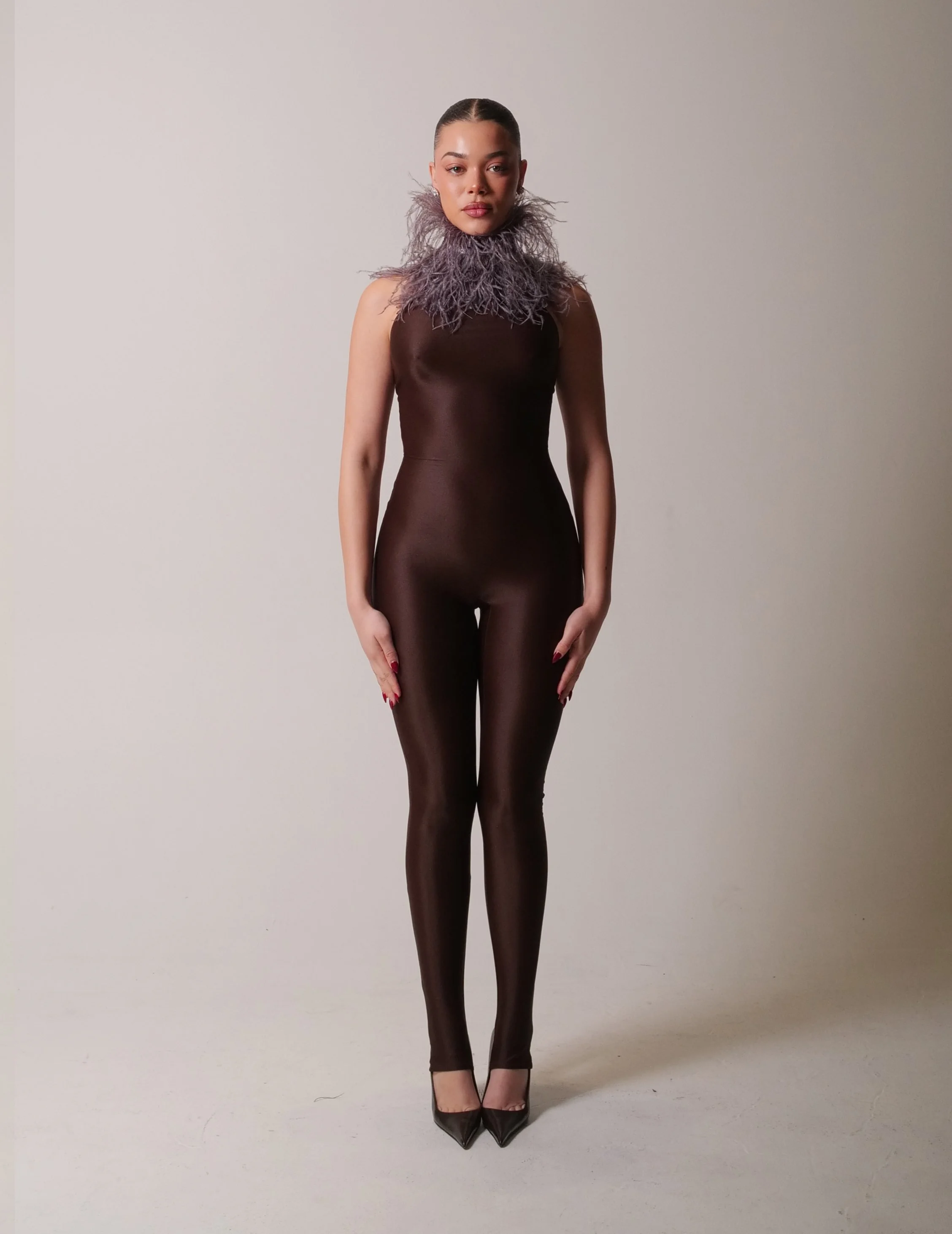 The Icon Bodysuit - Brown