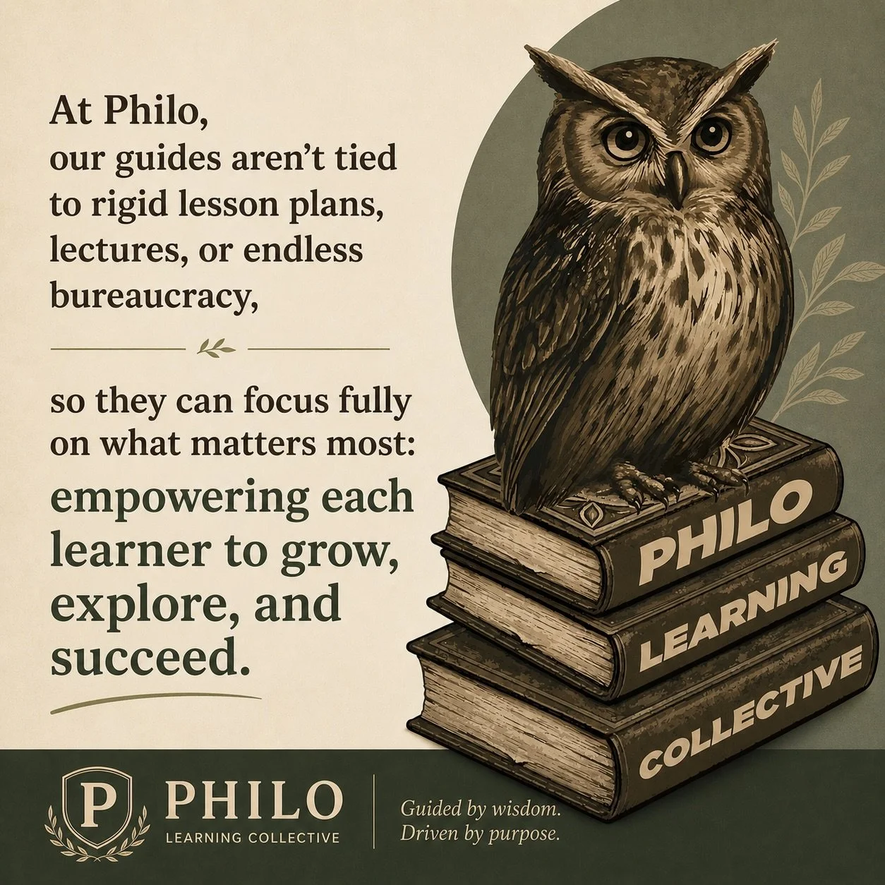 At Philo, learning begins with trust.

When guides are free from rigid plans, lectures, and red tape, something powerful happens, learners take ownership. They ask better questions. They build, explore, and push beyond what they thought possible.

Th