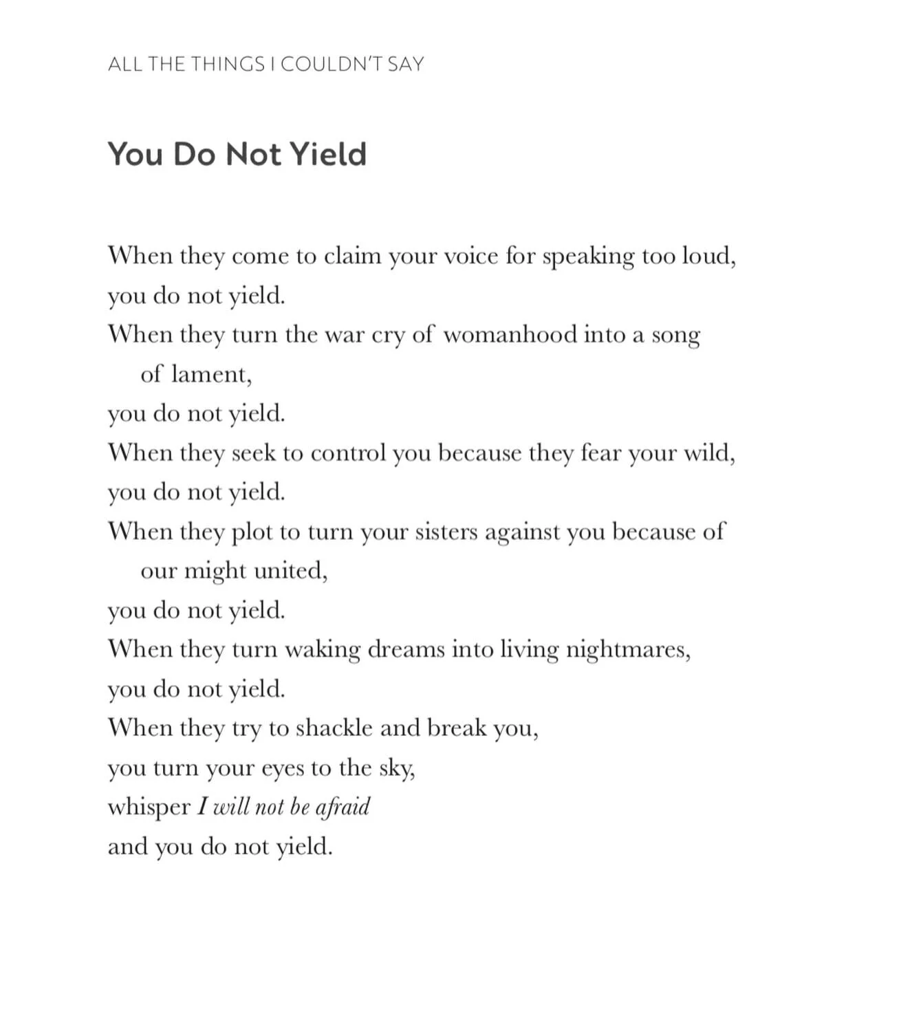 For my book girlies, never yield ❤️&zwj;🔥