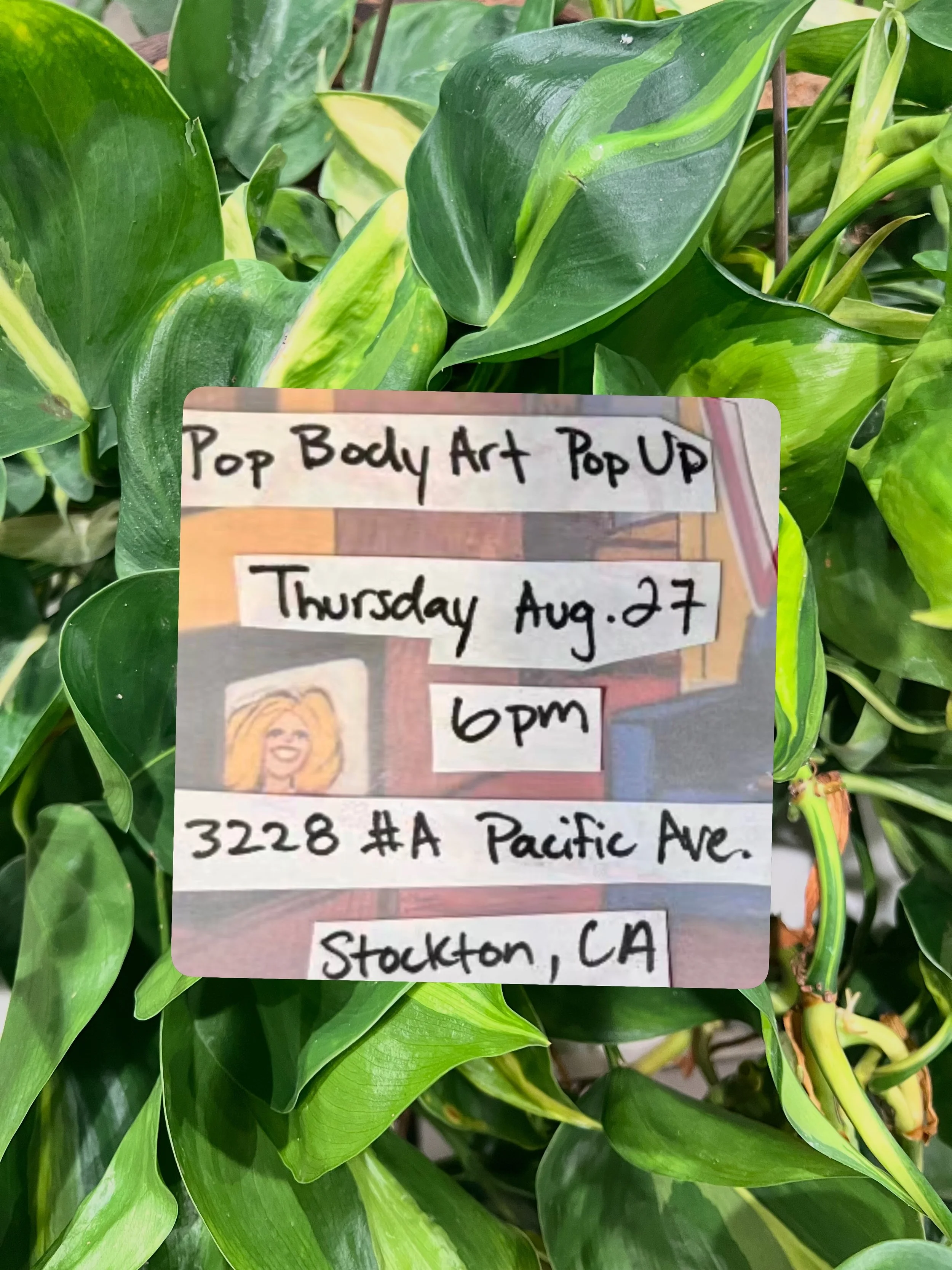 Pop Body Art Pop Up