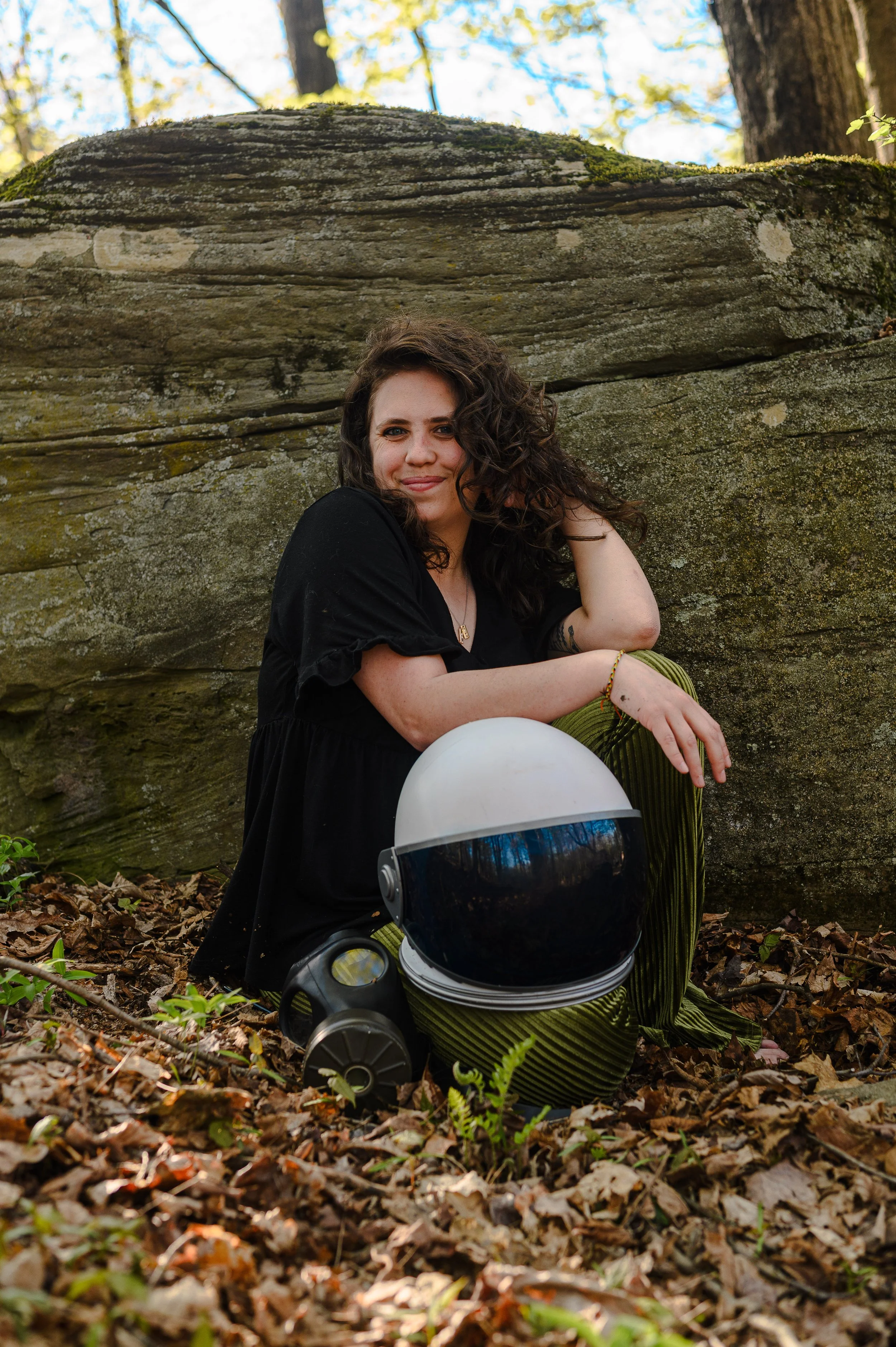 Sanoktastic Photographer, Vicki (Victoria) Sanok. Honesdale PA, Pocono Mtns, The Catskill Mtns, and beyond. The Photographer behind the lens. The photographer with the space helmet and gas mask as props for self portraits.