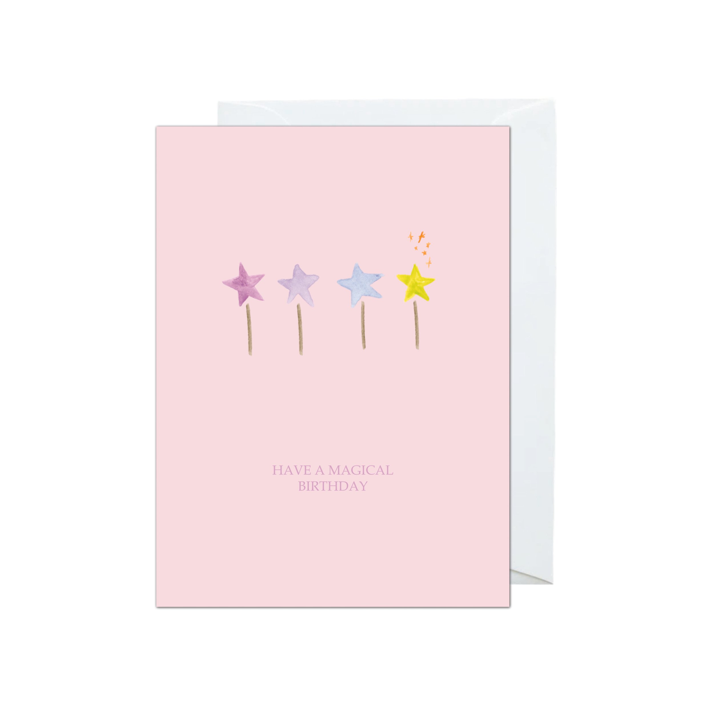 Wands Happy Birthday Notecard