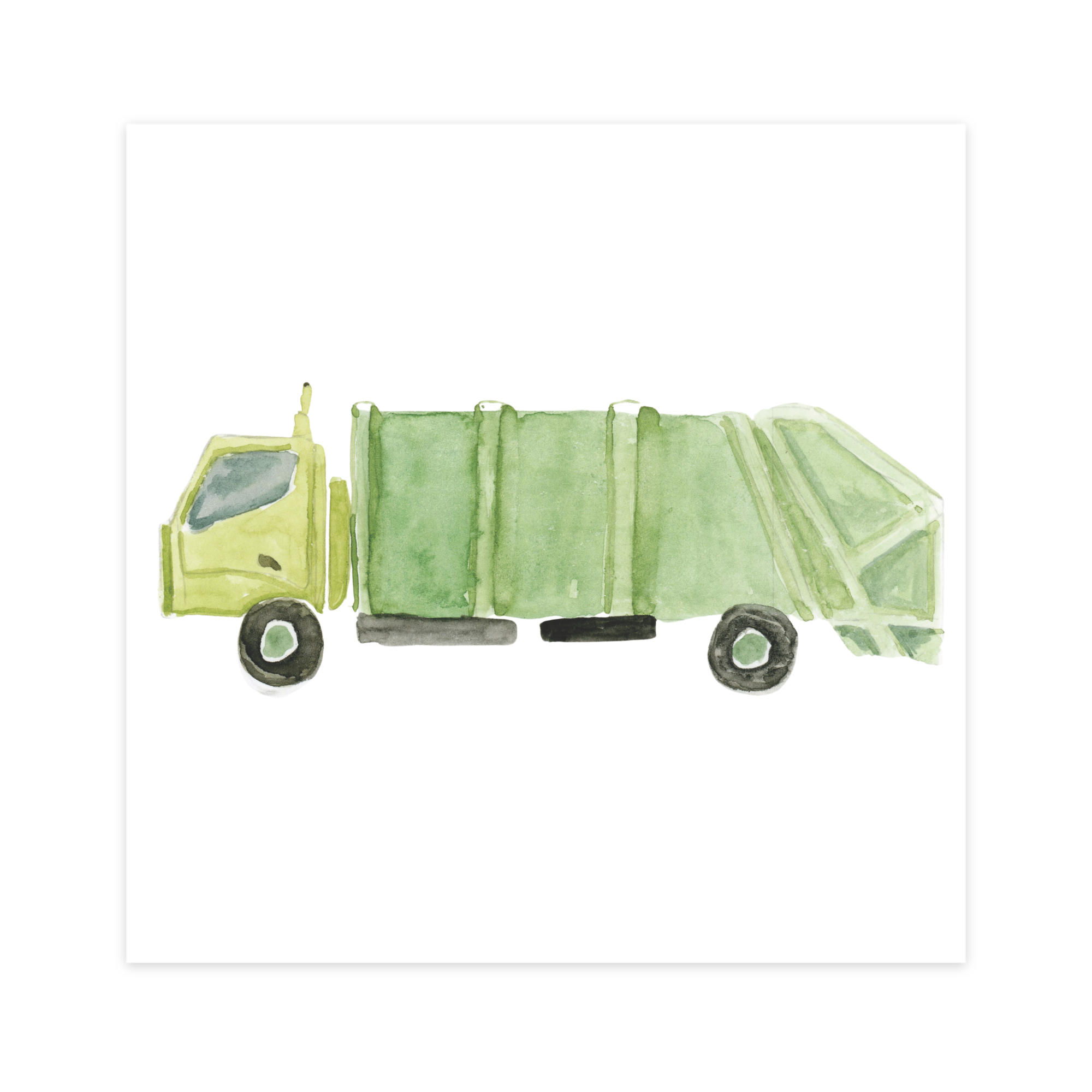 "Garbage Truck" Art Print