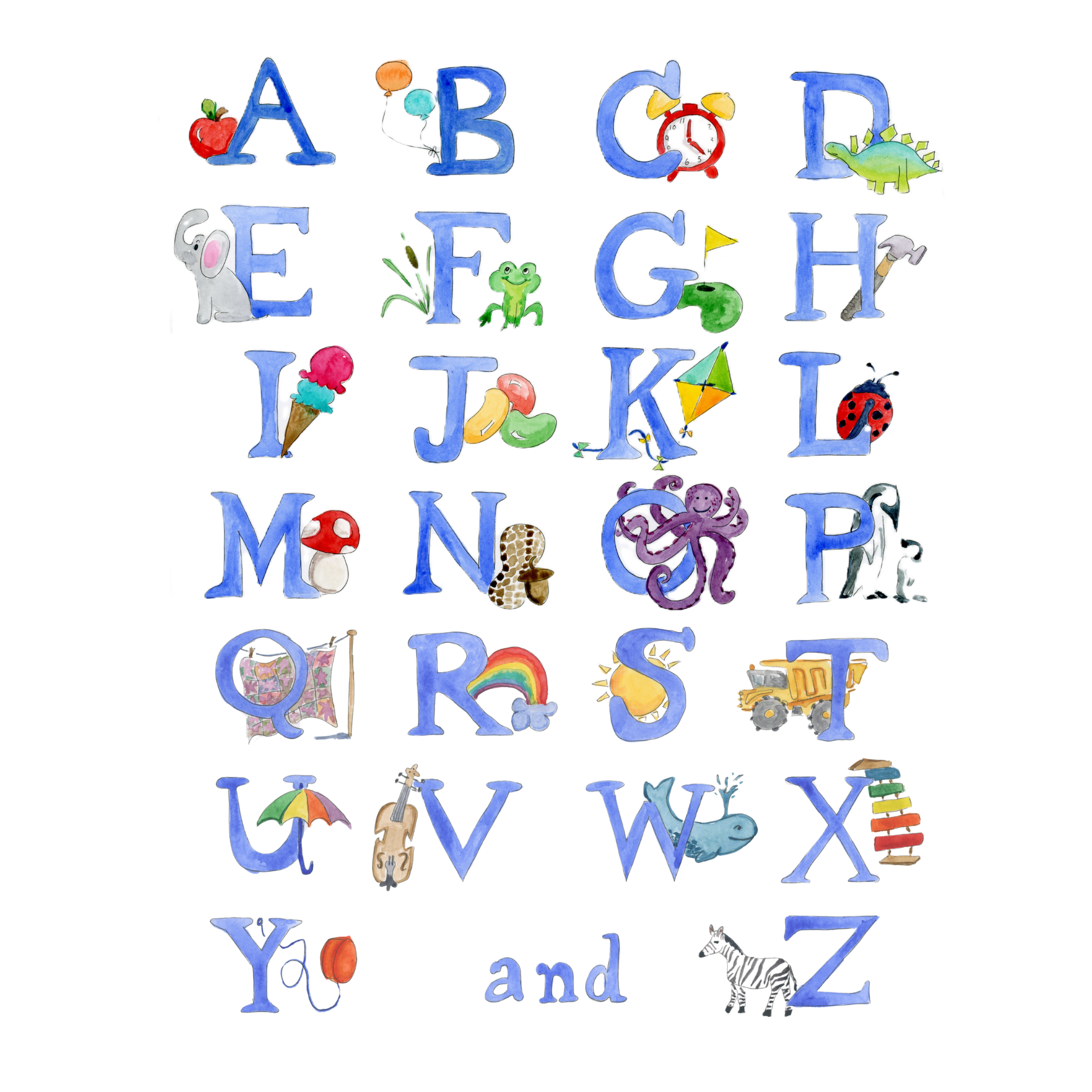 Nursery ABC Print