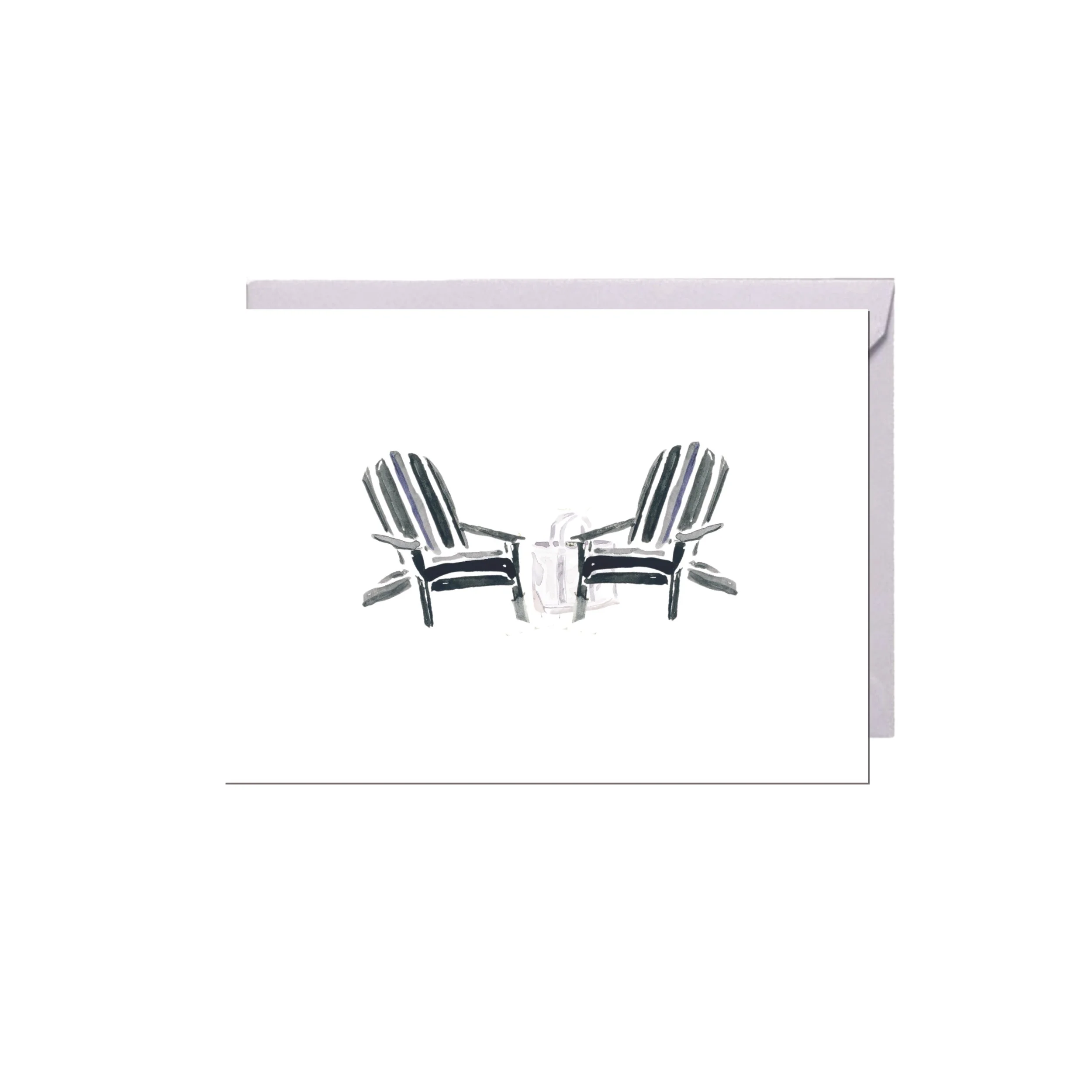 Adirondack Chairs Notecard