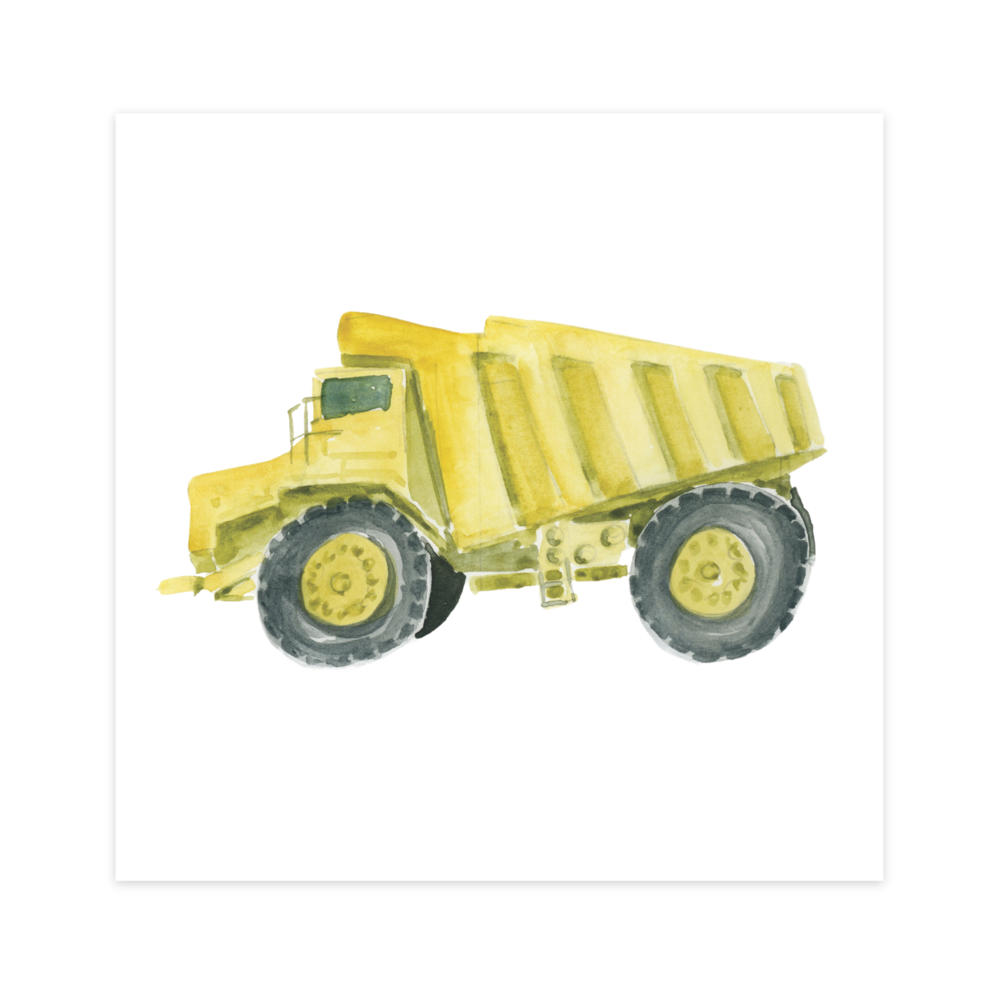 "Dump Truck" Art Print