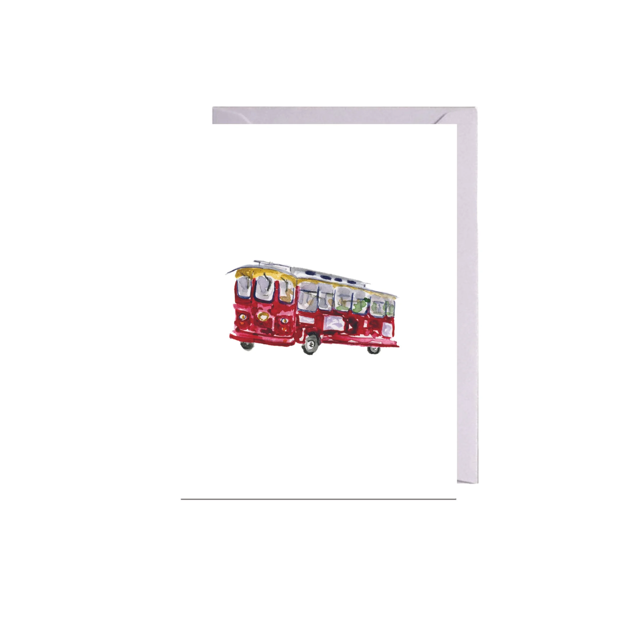 Bath - Trolley Notecard