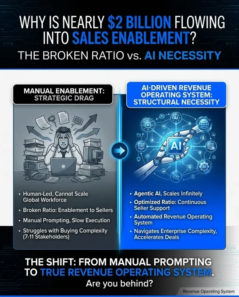 WHY IS NEARLY $2 BILLION FLOWING INTO SALES ENABLEMENT RIGHT NOW?