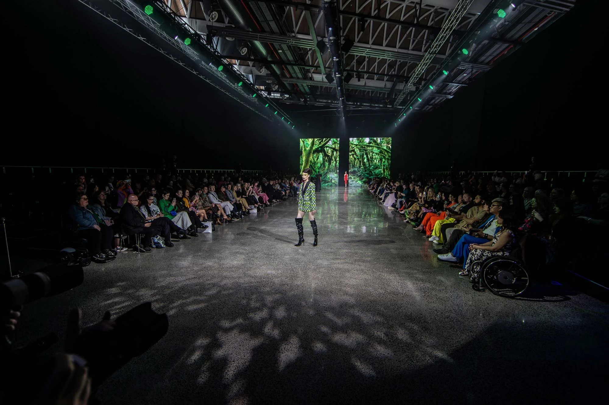 1:11 PM Hope walks The Jacqueline Anne runway show. Hope Phillips walks three runways shows on the first day of Kahuria - New Zealand Fashion Week.