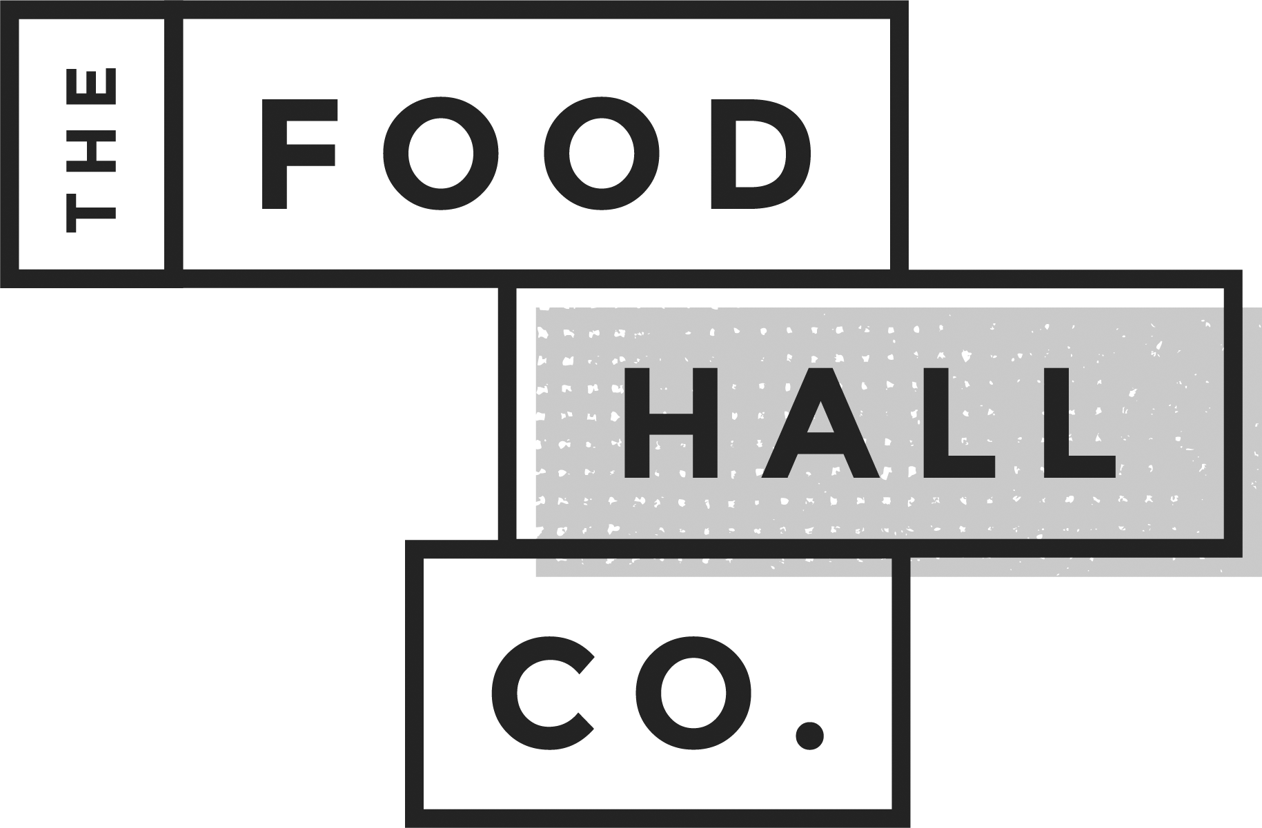 A street sign reading 'HALL' mounted on a black pole, with a building or structure in the background.