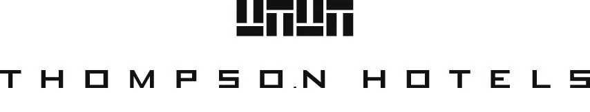 The logo of Thompson Hotels featuring stylized lettering.