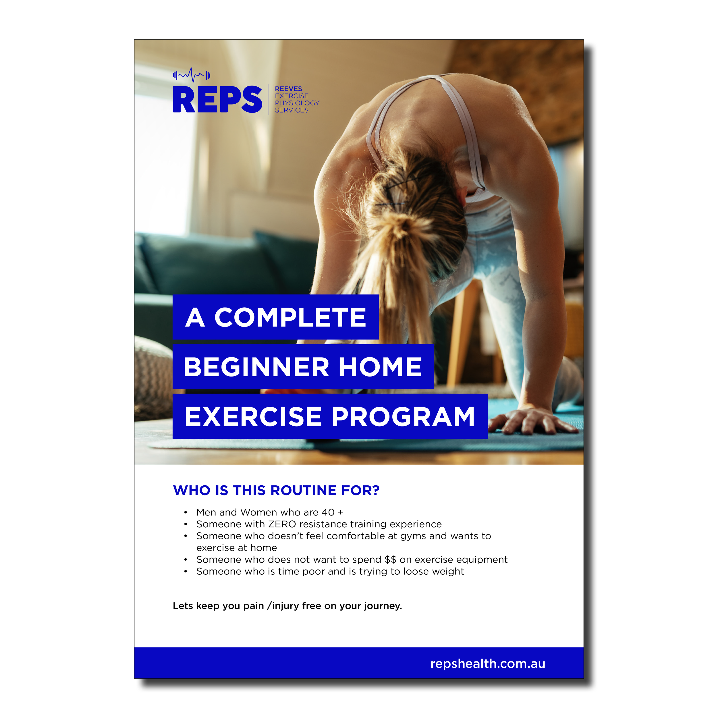 Training Programming Reps A Complete Beginner Home Exercise Program — REPS Health