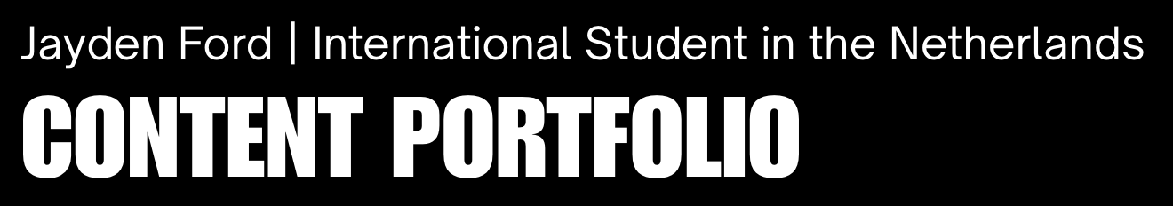Jayden Ford | Content Creator &amp; International Student 
