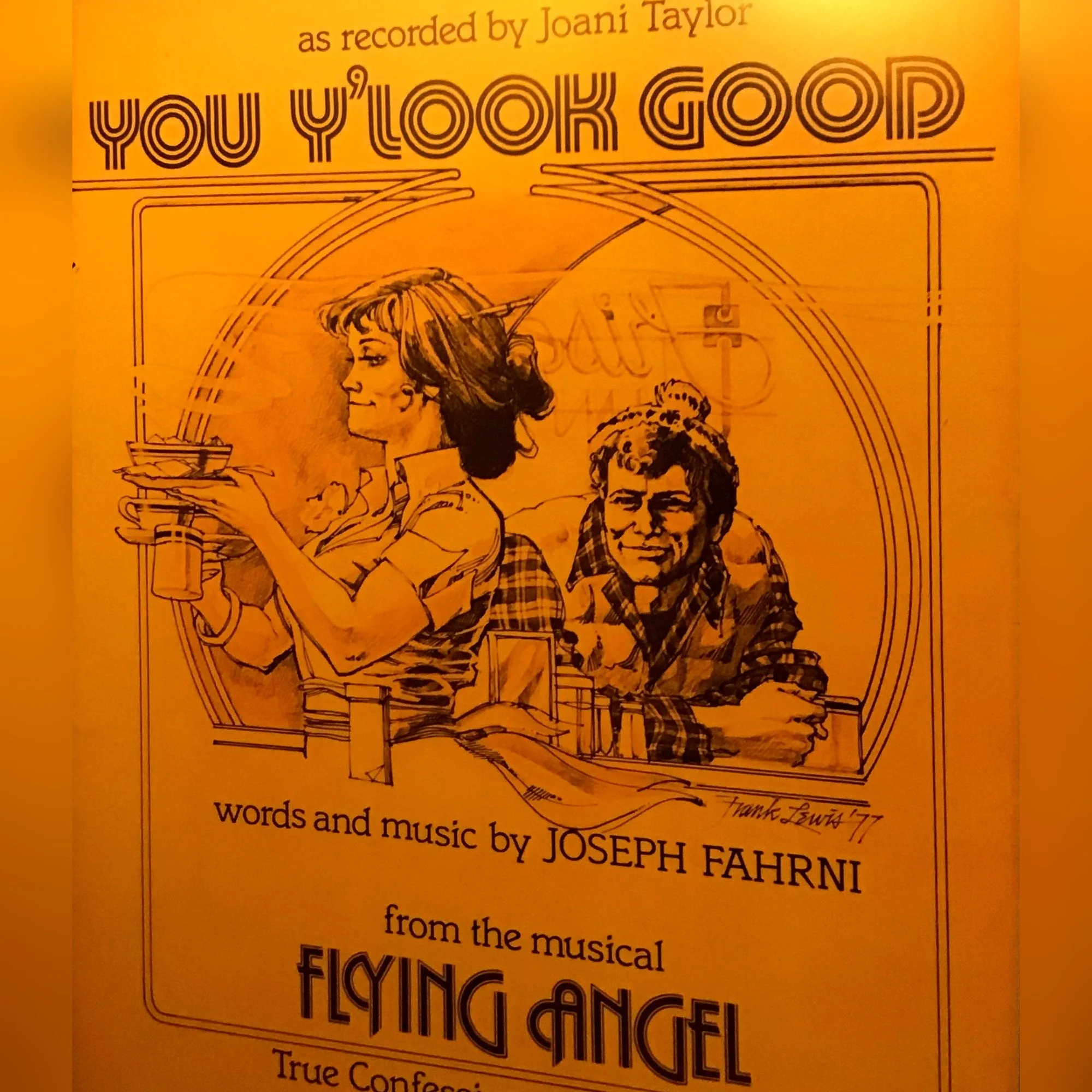 You, Y'Look Good, 1977 Flying Angel poster