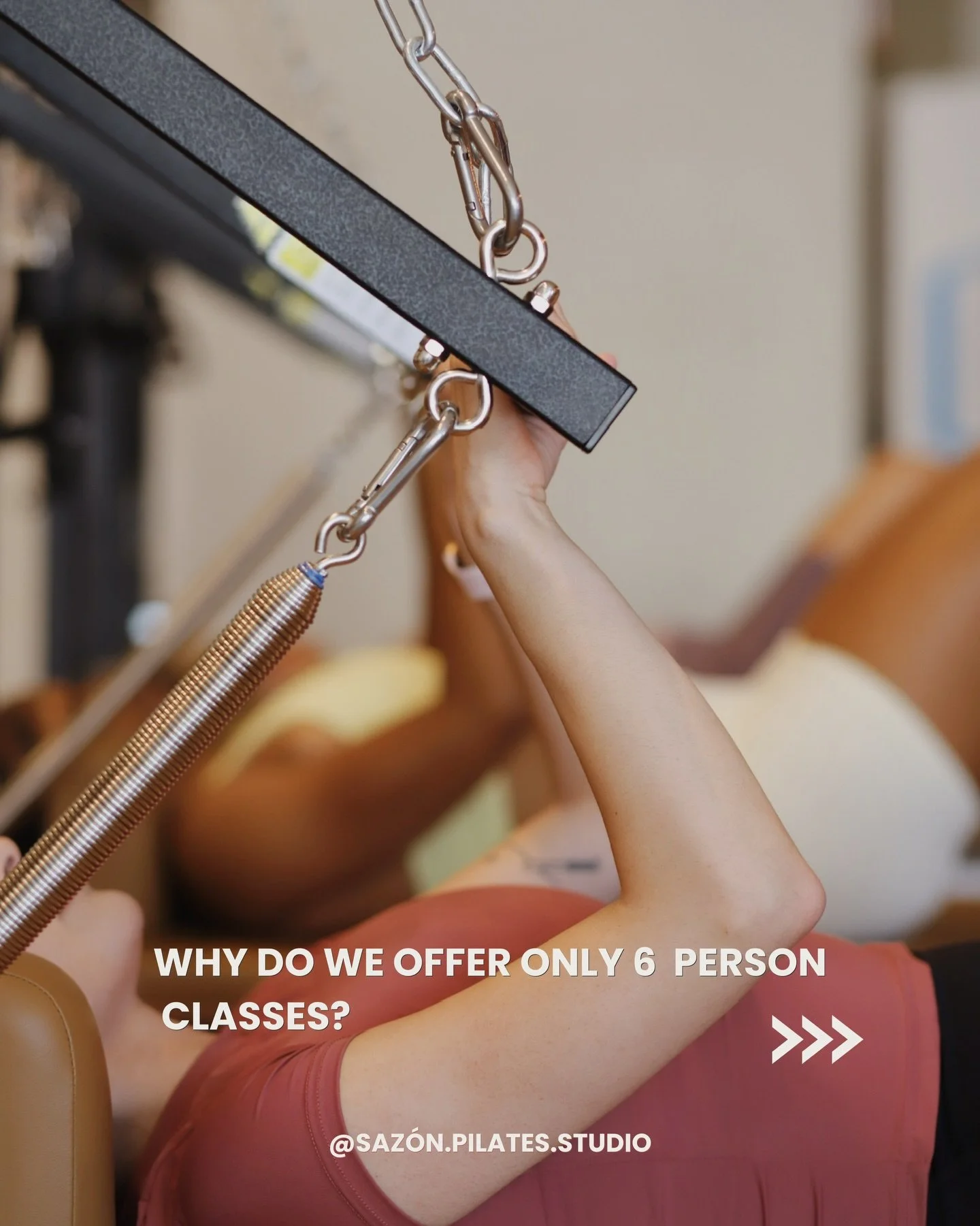 6 person classes are intentional 🤎

keeping it intimate, focused, and all about you 🌱

book your class today ✨

www.sazonpilatesstudio.com
&bull;
&bull;
Clases de 6 personas son intencionales 🤎

manteni&eacute;ndolo &iacute;ntimo, enfocado y todo 