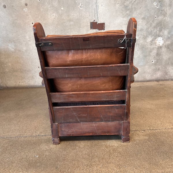 Monterey Furniture Wing Back Chair Old Wood Finish 2.jpg