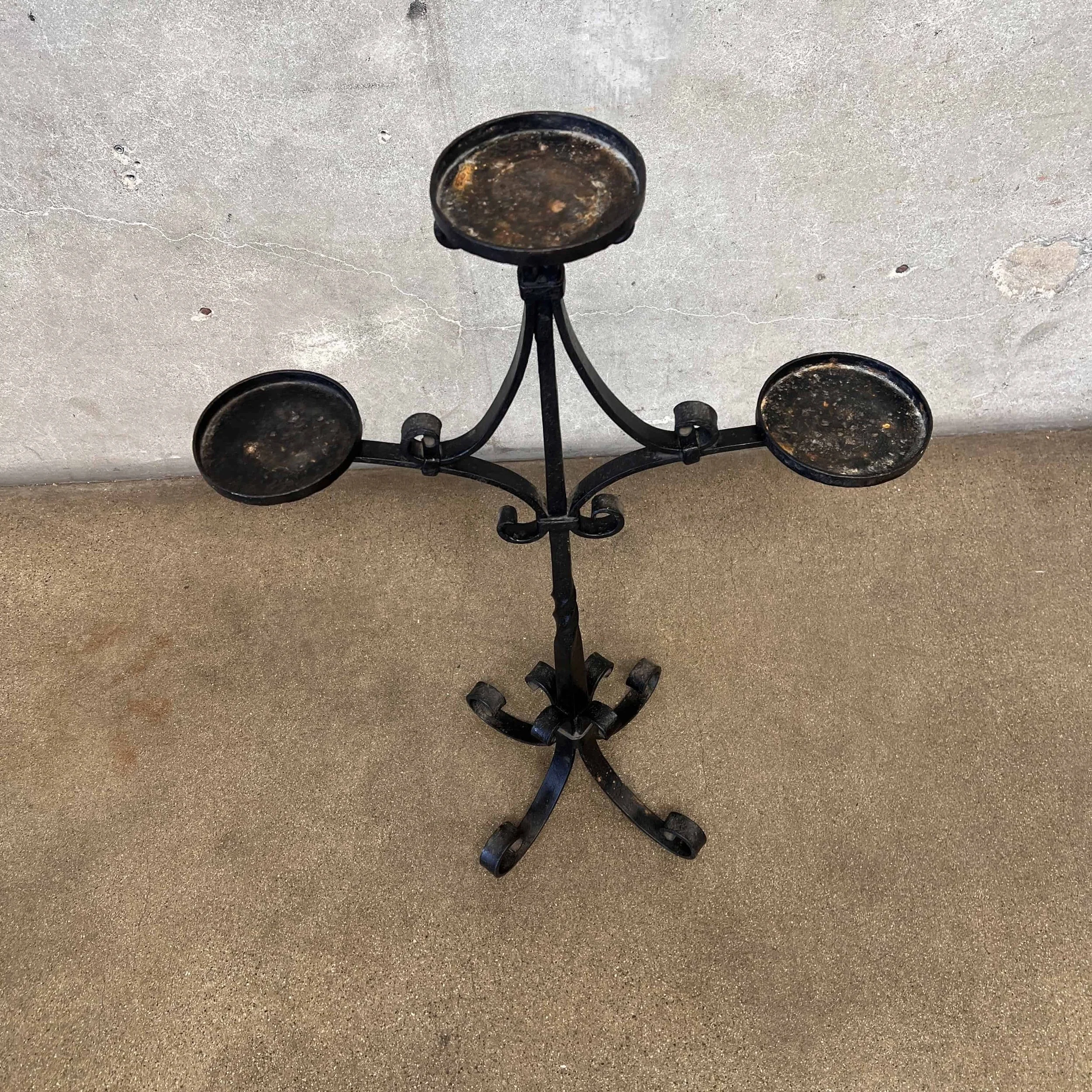 Wrought Iron Spanish Style Plant:Candle Stand2.jpg