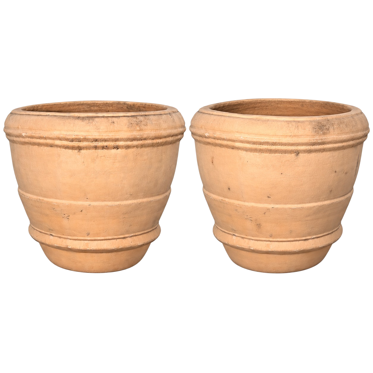 Massive Italian Terra Cotta Company Planters, a pair IMG_0848.png