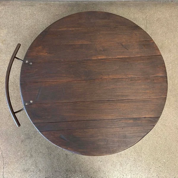 Monterey Furniture 1930's Rare Rolling Cart Coffee Table6.jpg