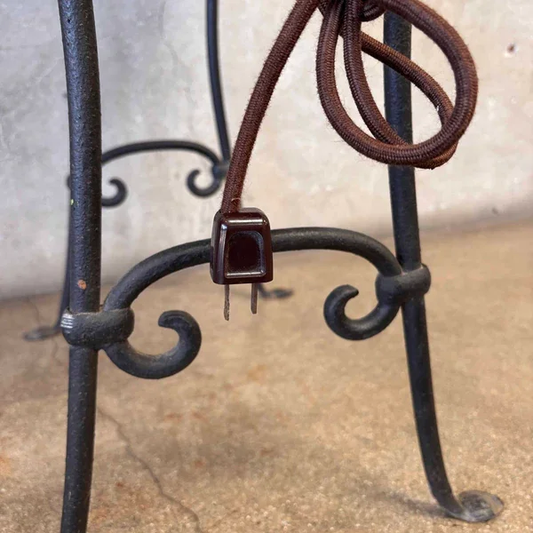 Monterey Furniture Early Wrought Iron Table w: Lamp 4.webp