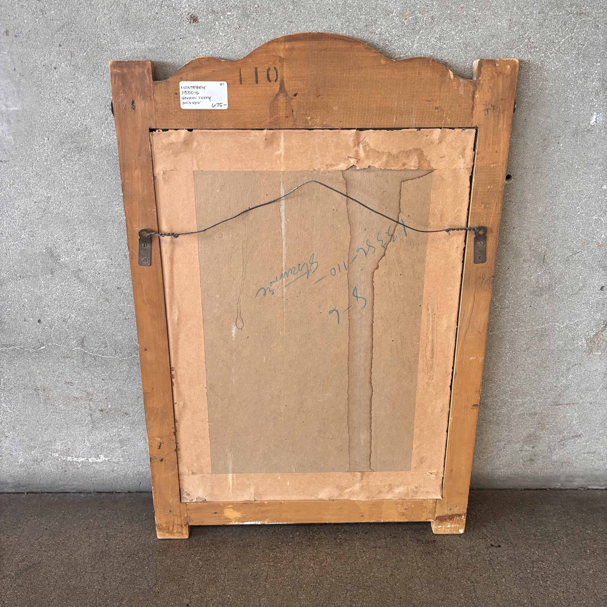 Monterey Furniture Classic Mirror With Wrought Iron Straps 2.jpg