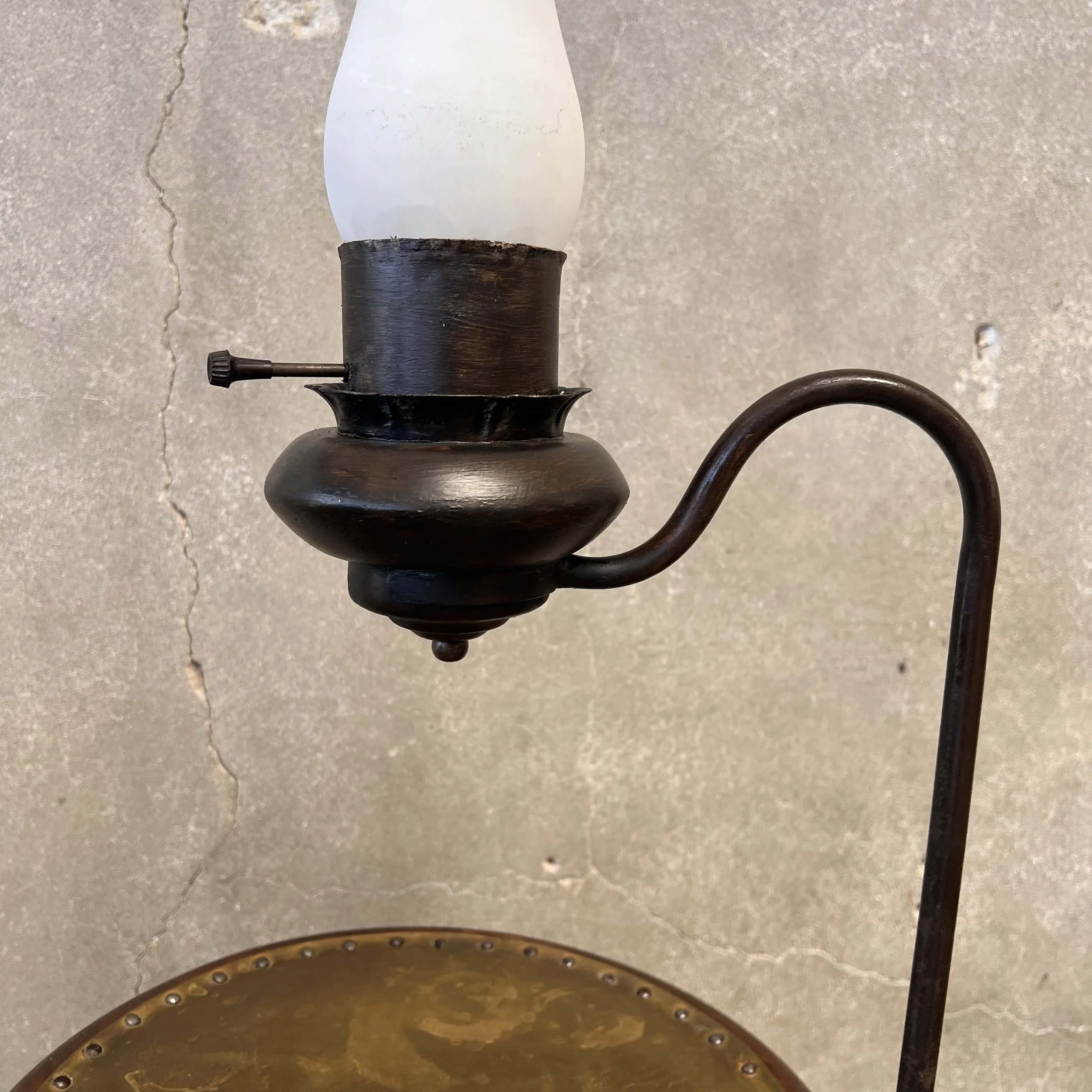 Monterey Furniture Early Lamp Table With Brass Details5.jpg