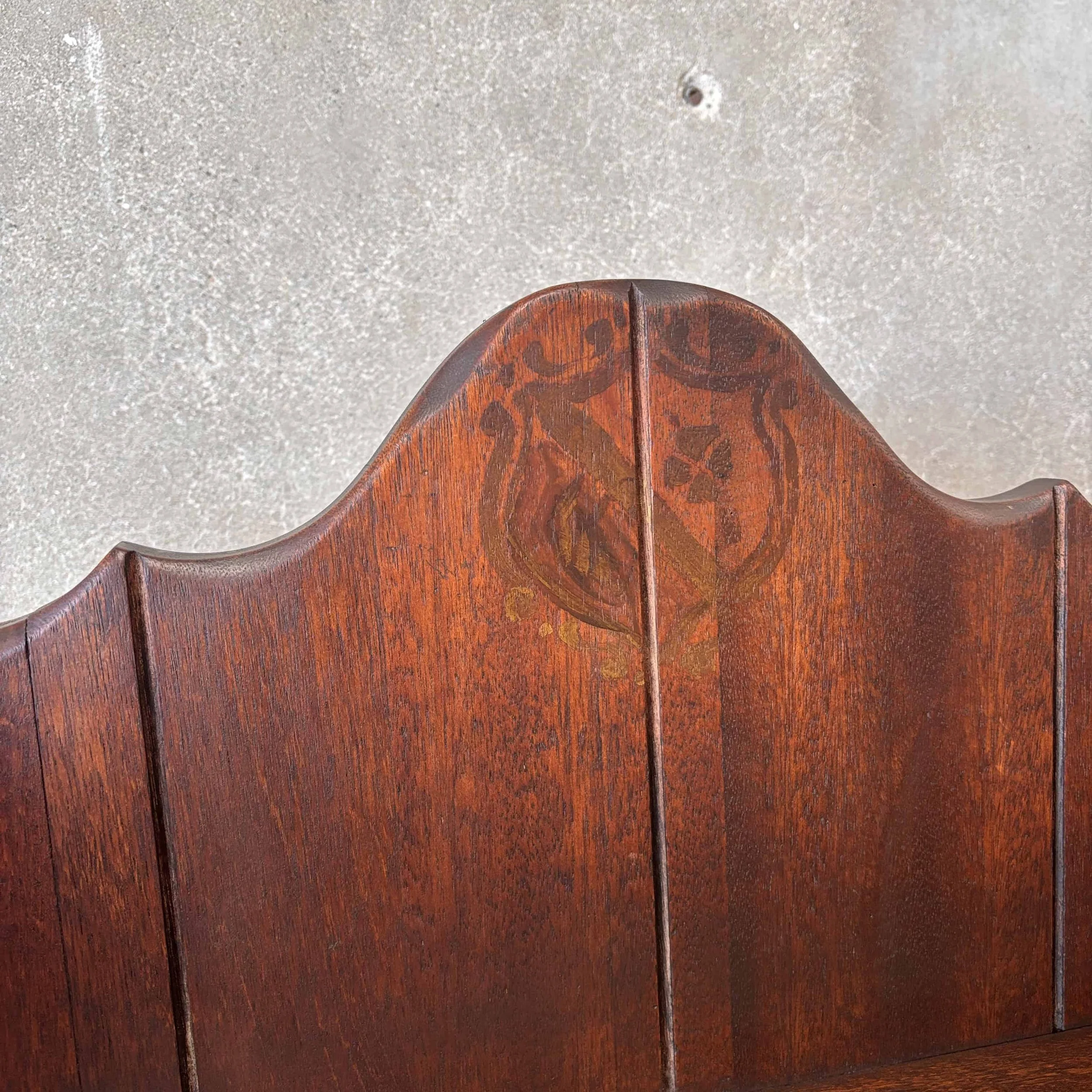 Spanish Revival Bookcase - 1930s Del Rey Mahogany 5.jpg