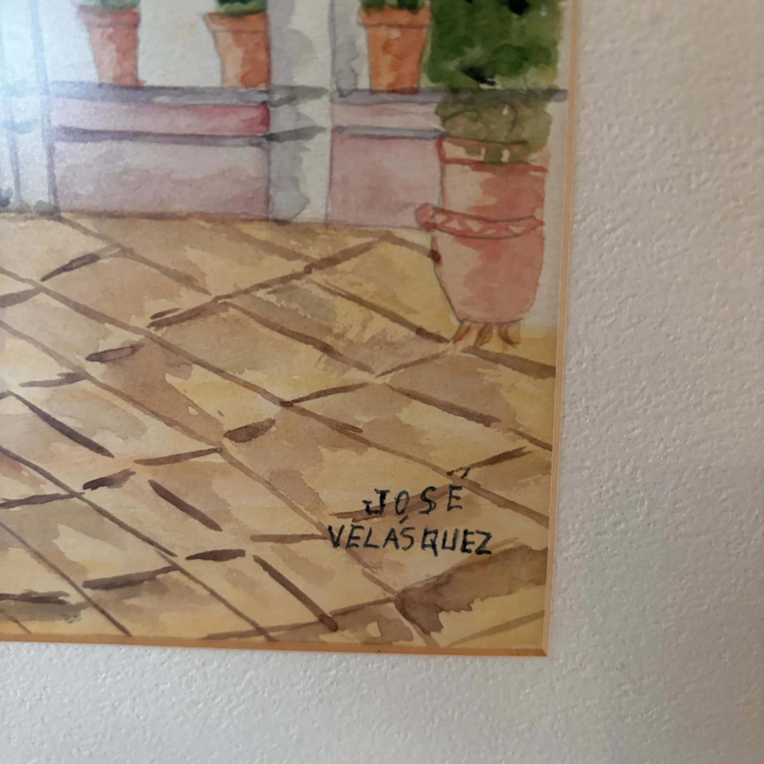 Pair of Vintage Paintings Taxco Mexico Jose Valasquez 2.jpg