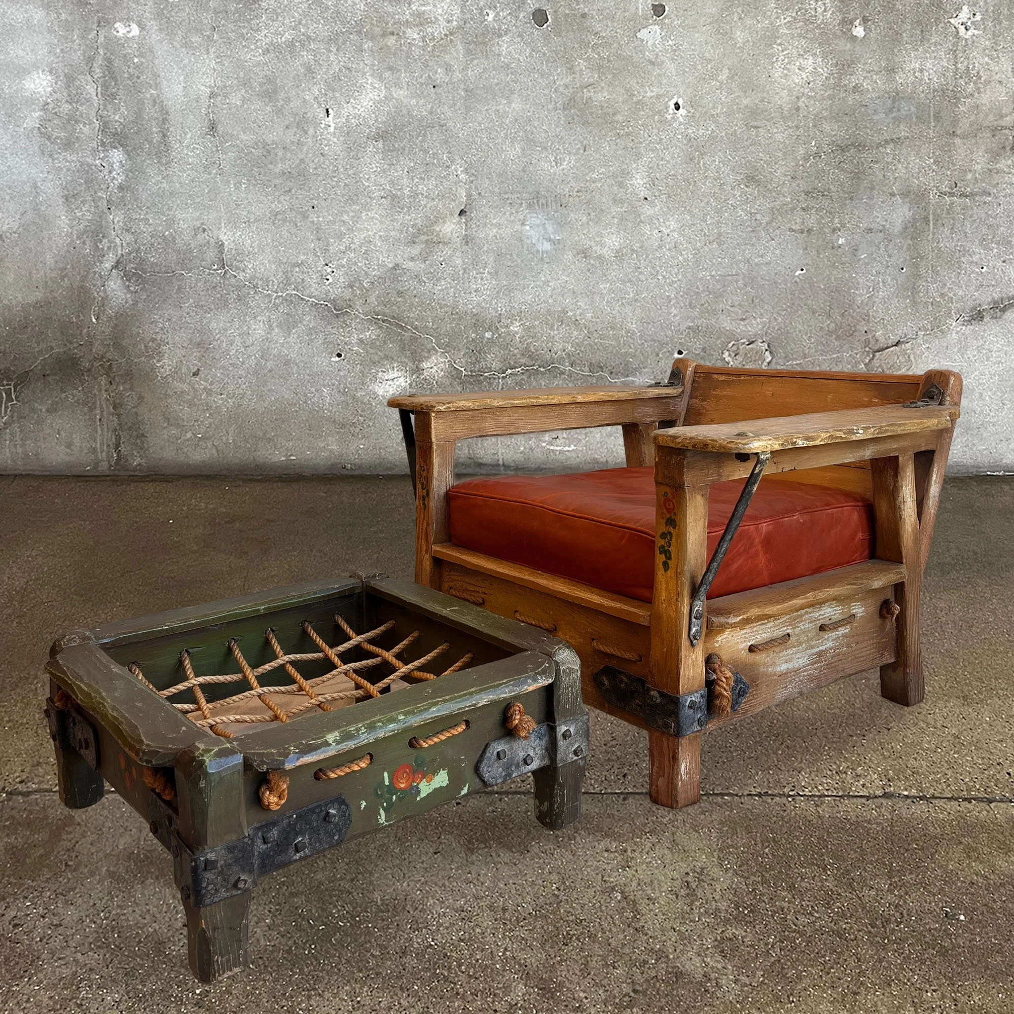 Club Chair & Ottoman