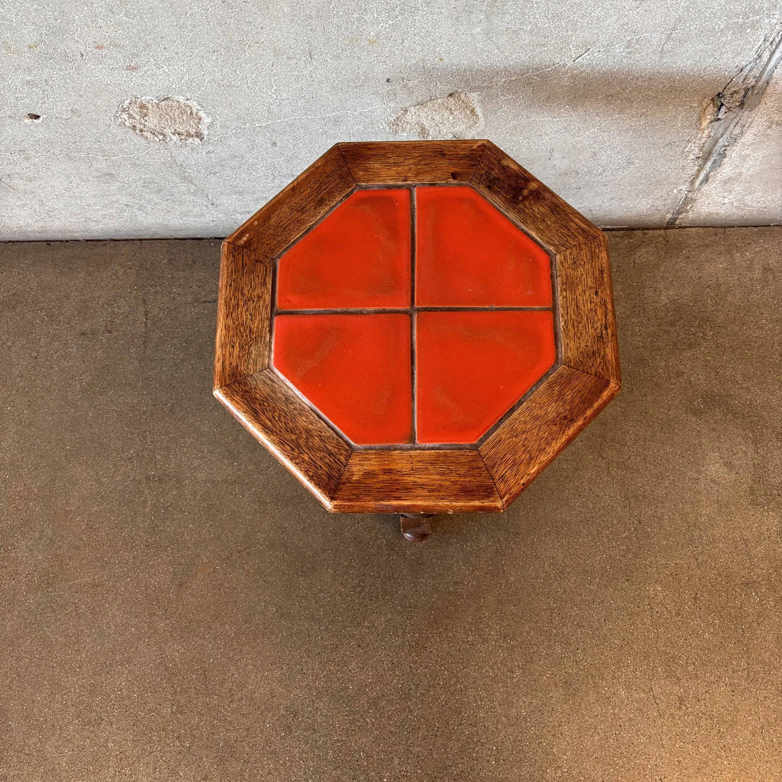 Catalina Tile Table in Wood Base