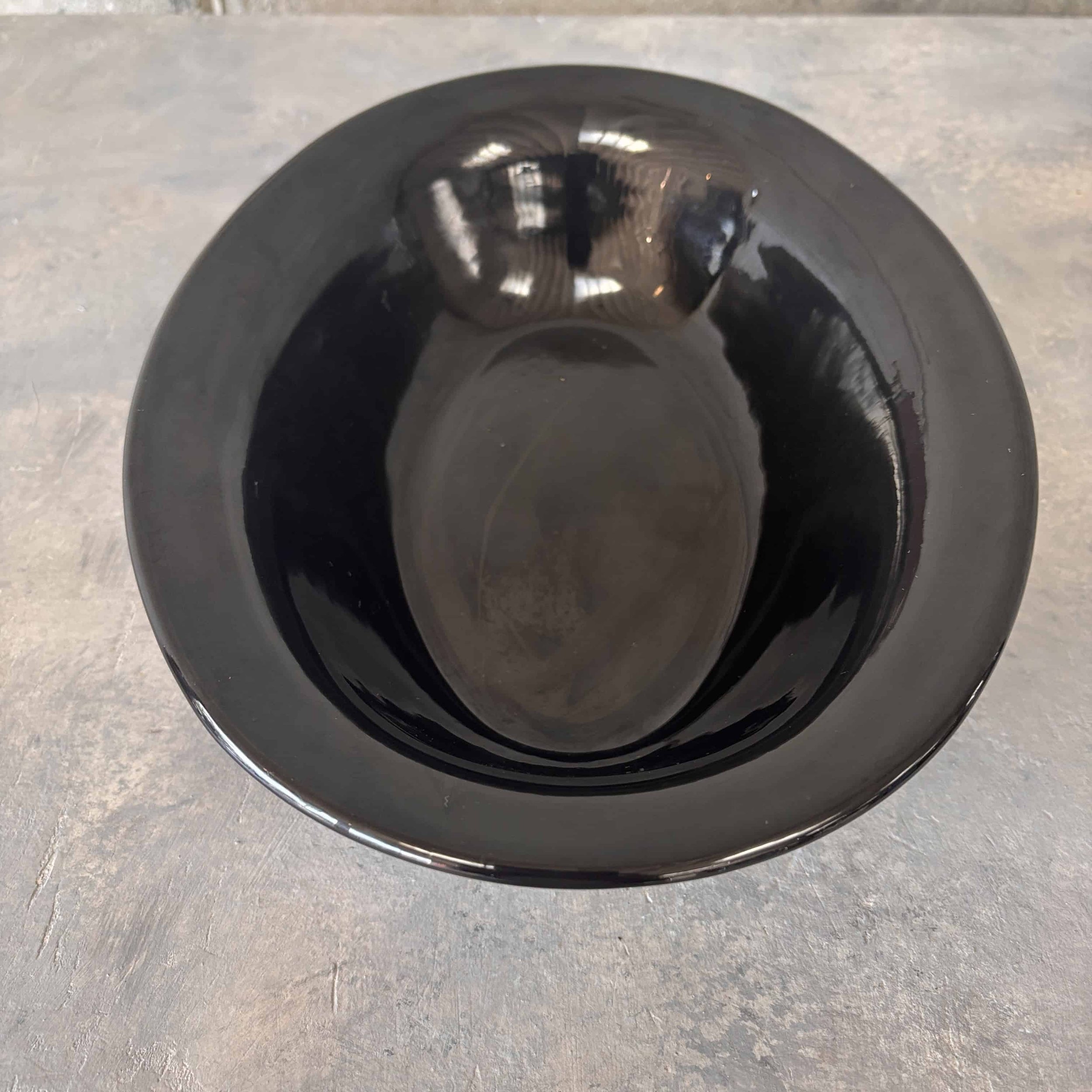 Bauer Oval Black Glaze Bowl 2.jpg