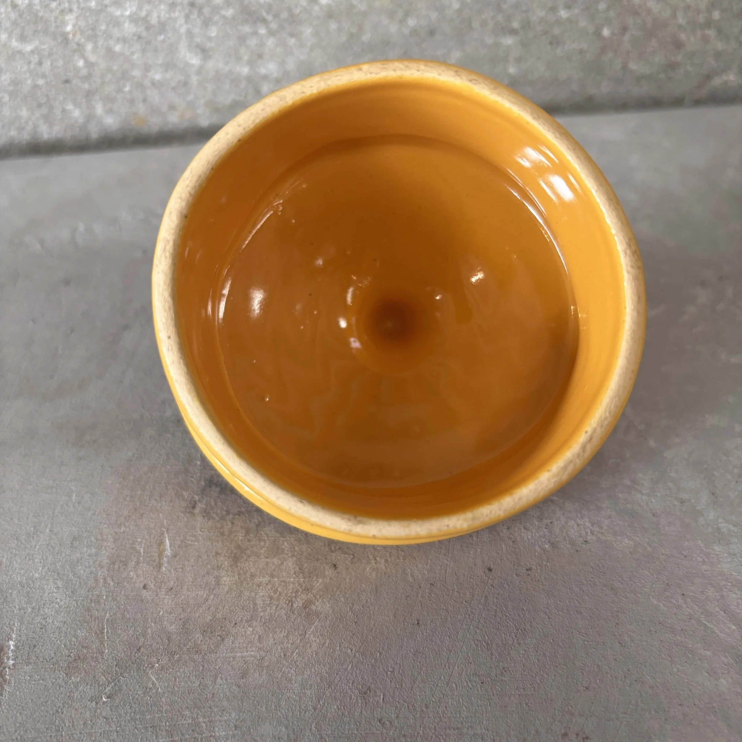 Bauer Ringware Mini Yellow Teapot 2.jpg