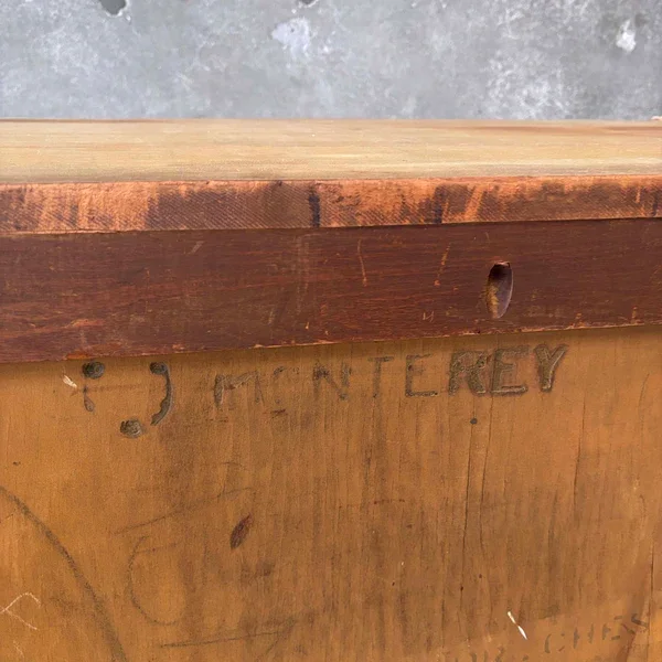 1930s Monterey Furniture Dresser - Straw Finish 3.webp