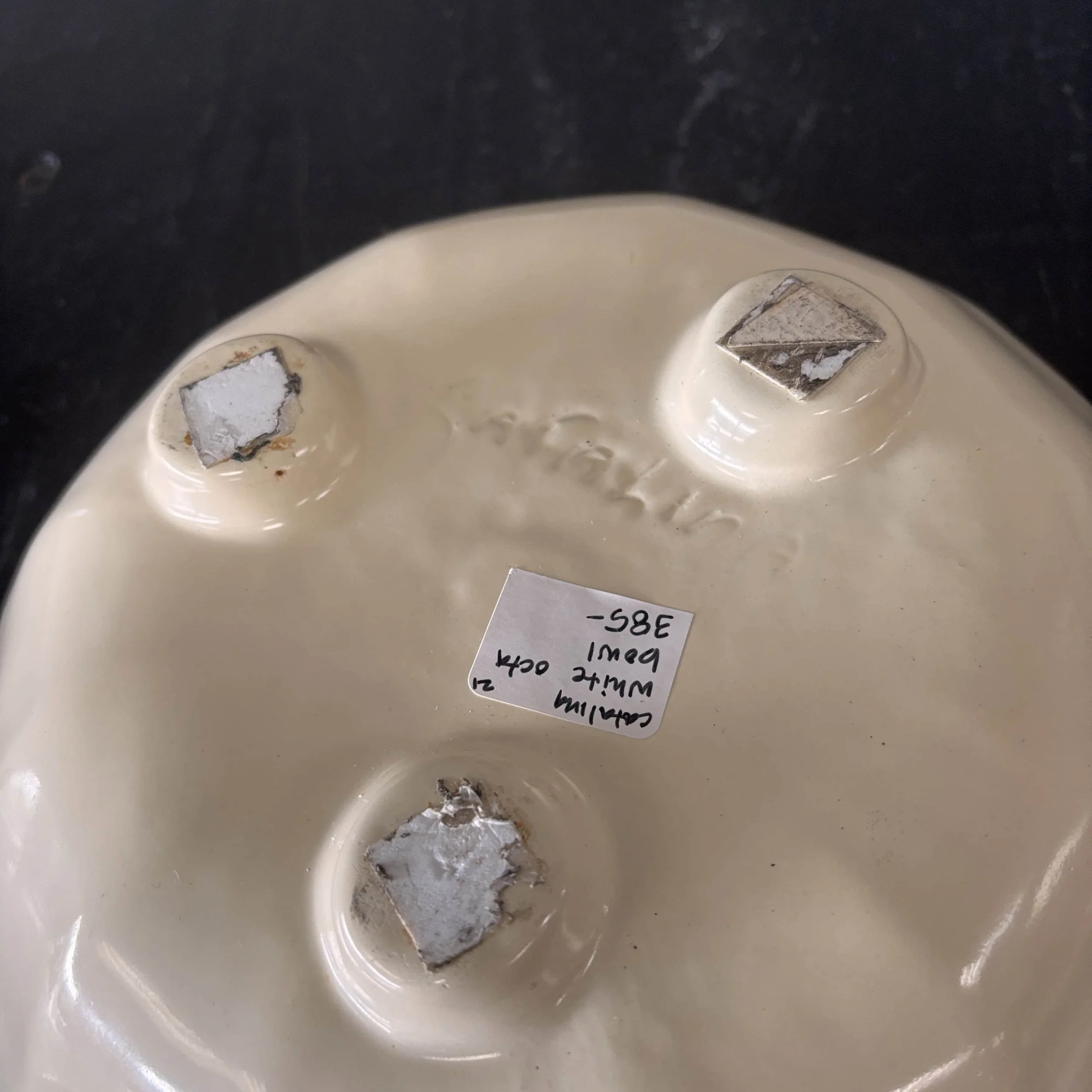 Catalina Island Footed Bowl - Pearly White Glaze 3.jpg