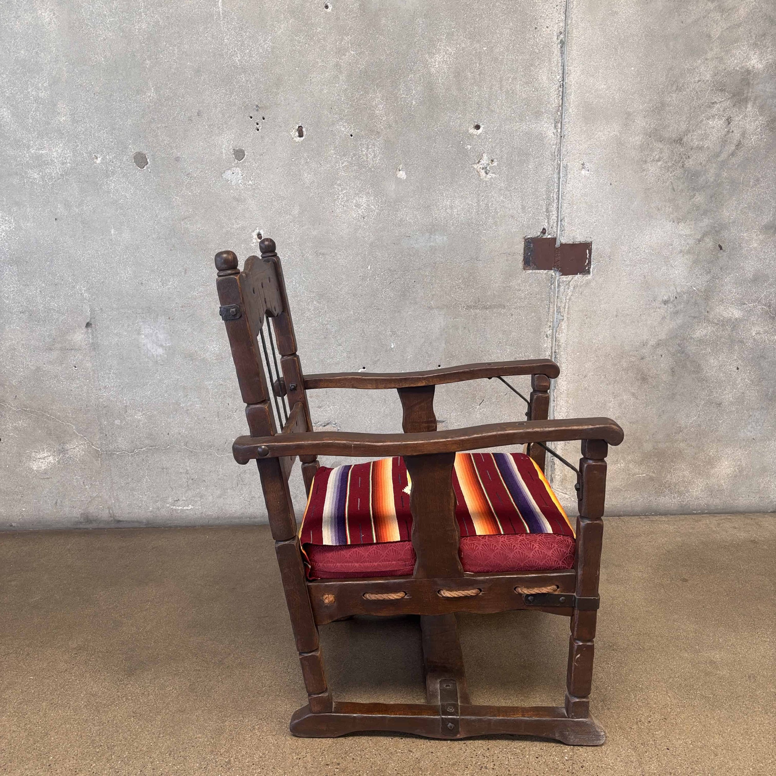 Early Monterey Furniture Arm Chair Rope Seat3.jpg