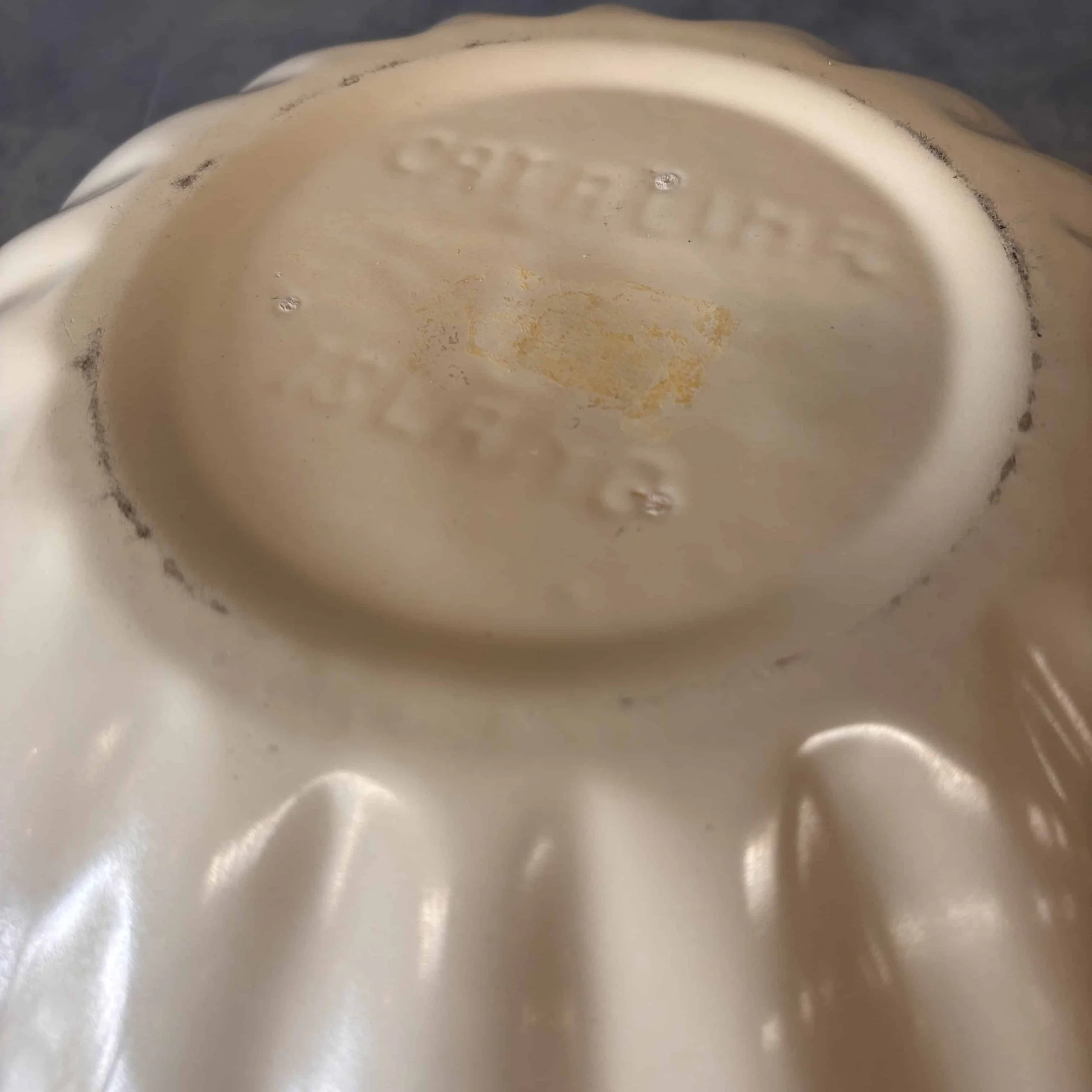 Catalina Island Pottery Large Pearly White Scallop Bowl 3.jpg