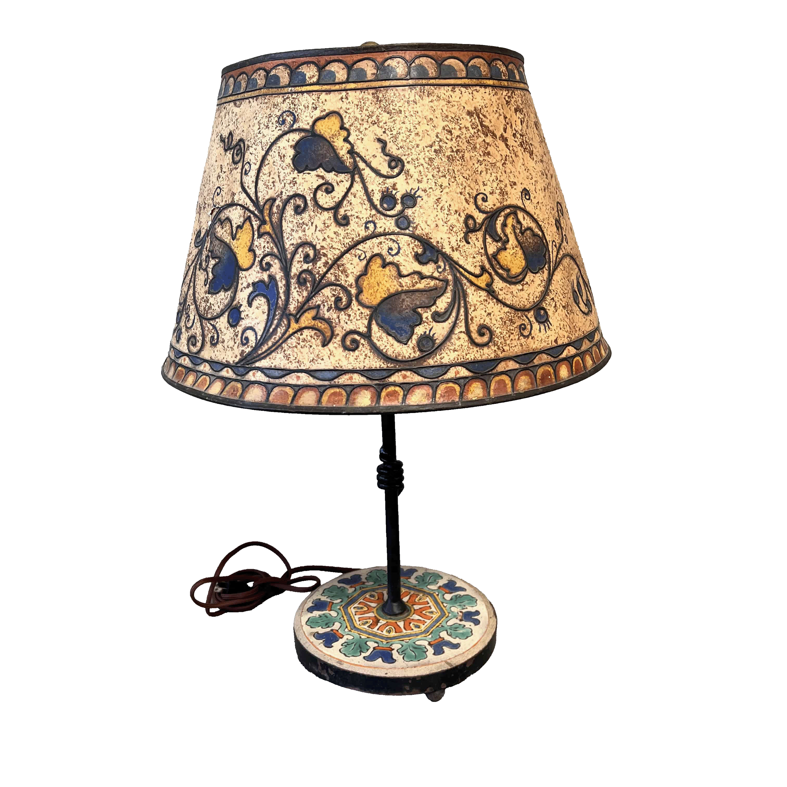 California Tile D & M Lamp 1920's