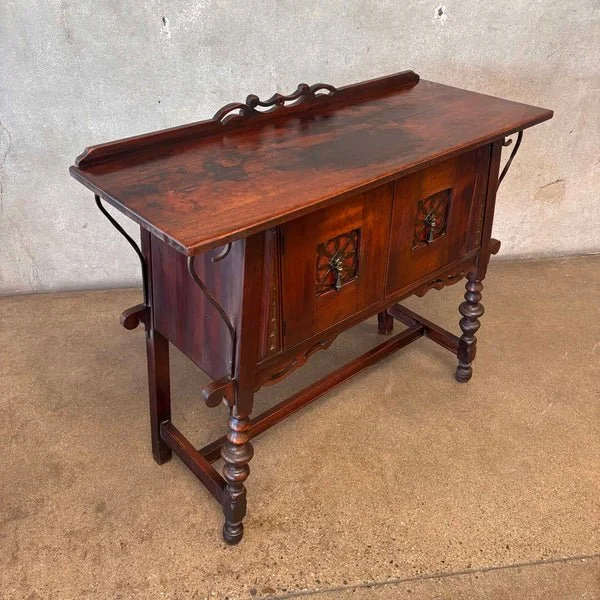 Spanish Revival Console Sideboard Bar Cabinet 1.jpg