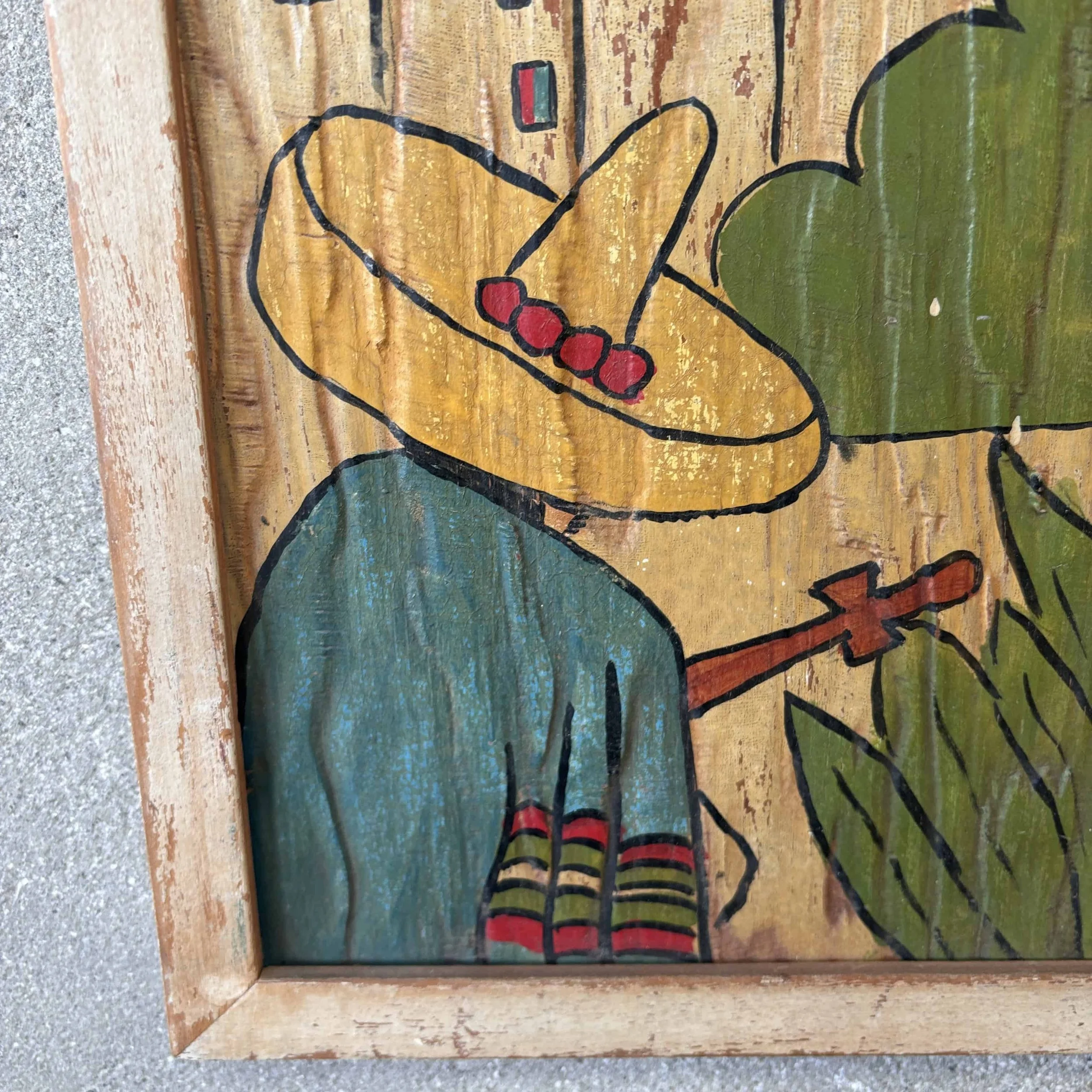 Street Scene Painting by A. Ruelle, 1930s 6.jpg