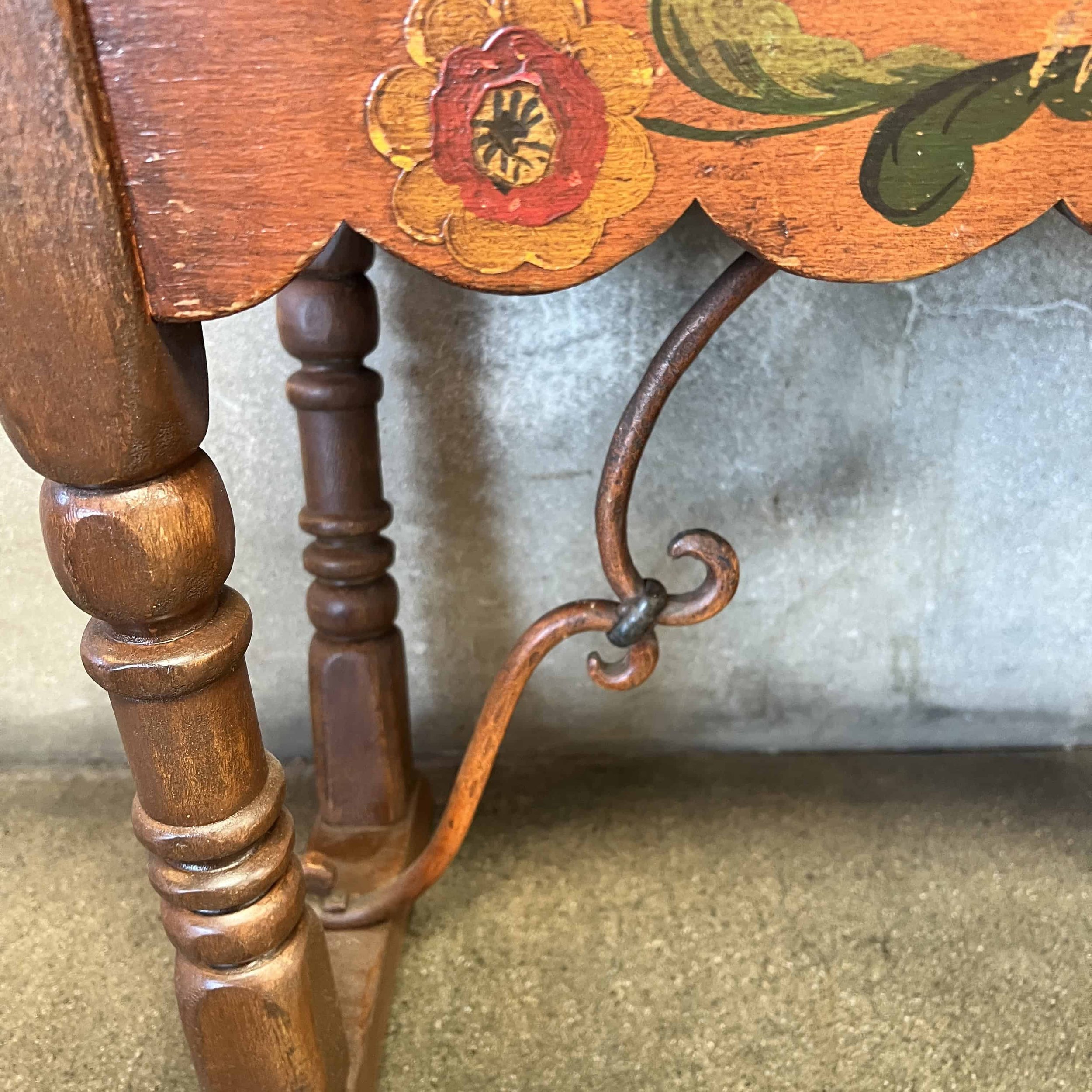 Monterey Furniture 1930's Bench Leather Top3.jpg