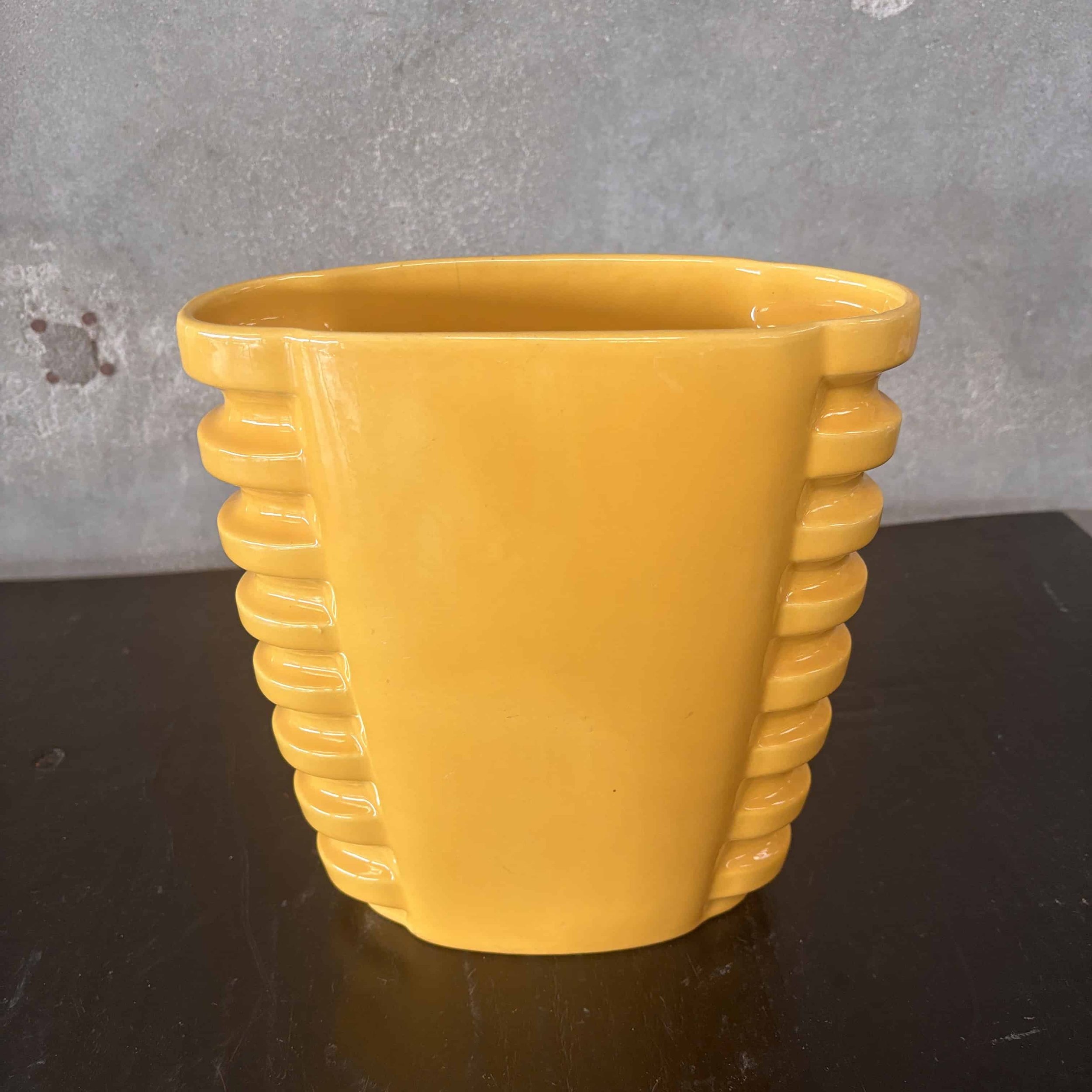 Catalina Island Large Deco Vase - Chinese Yellow Glaze