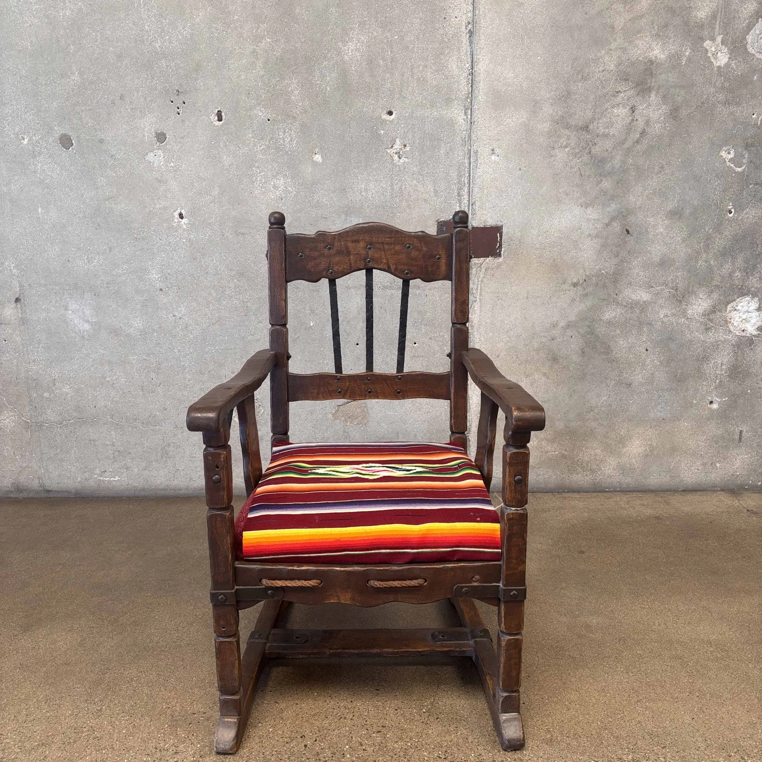 Early Monterey Furniture Arm Chair Rope Seat2.jpg