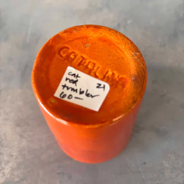 Catalina Island Pottery Toyon Red Tumbler #2 4.webp