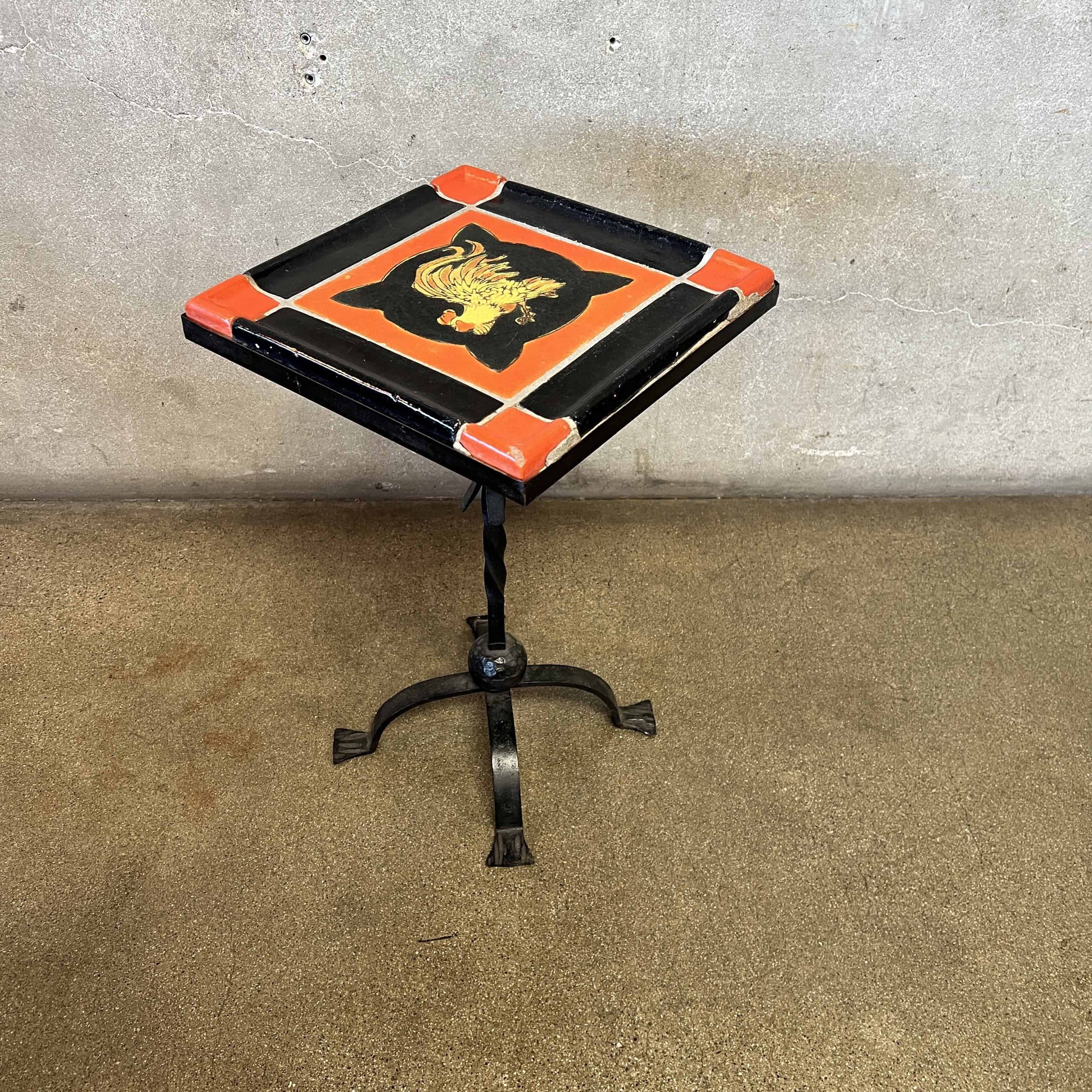 D & M Tile Table Wrought Iron Base11.jpg
