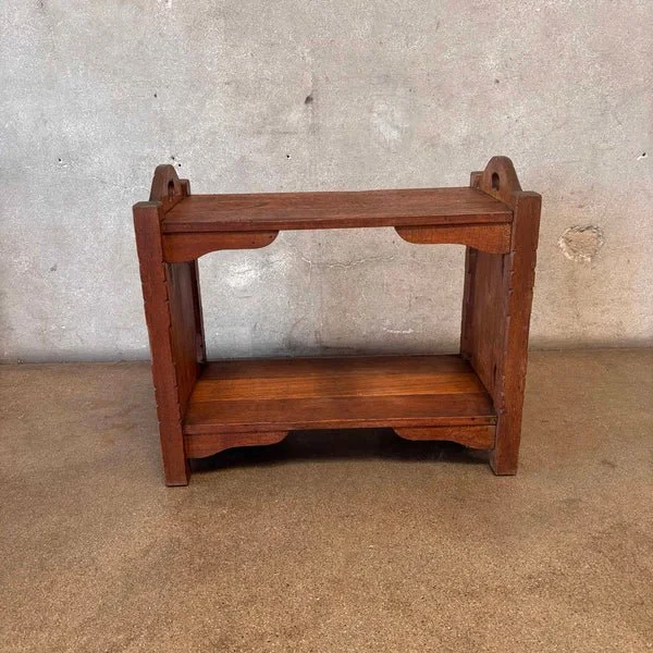 Monterey Style Del-Rey Side Table Hand Painted - Mahogany 2.jpg