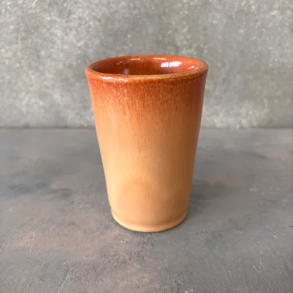 Catalina Island Pottery Monterey Brown Tumbler #2