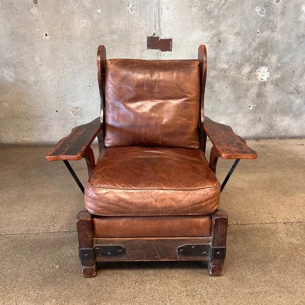 Monterey Furniture Wing Back Chair Old Wood Finish.jpg